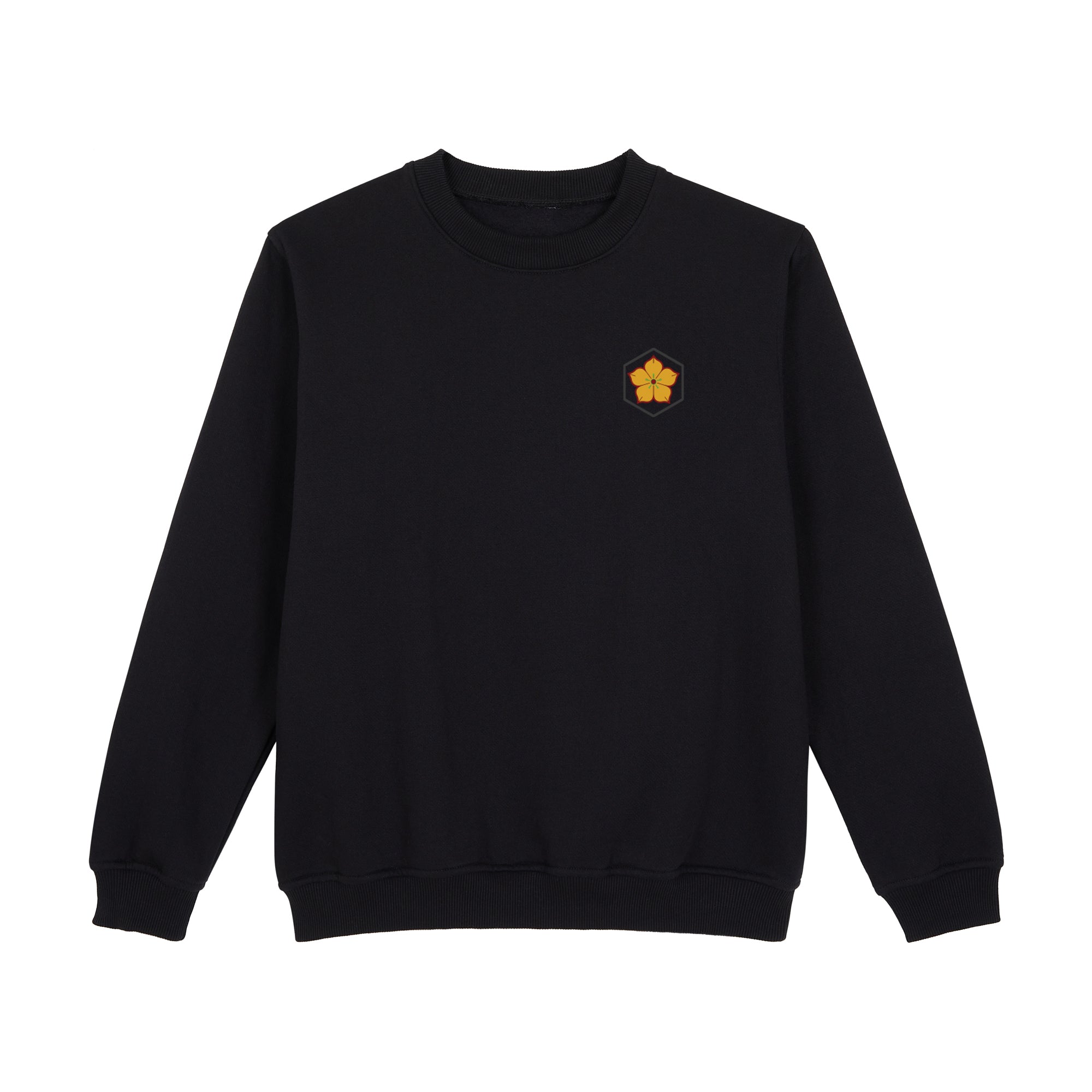 MenRui Sweatshirt — Black Front | Wear Kazumi
