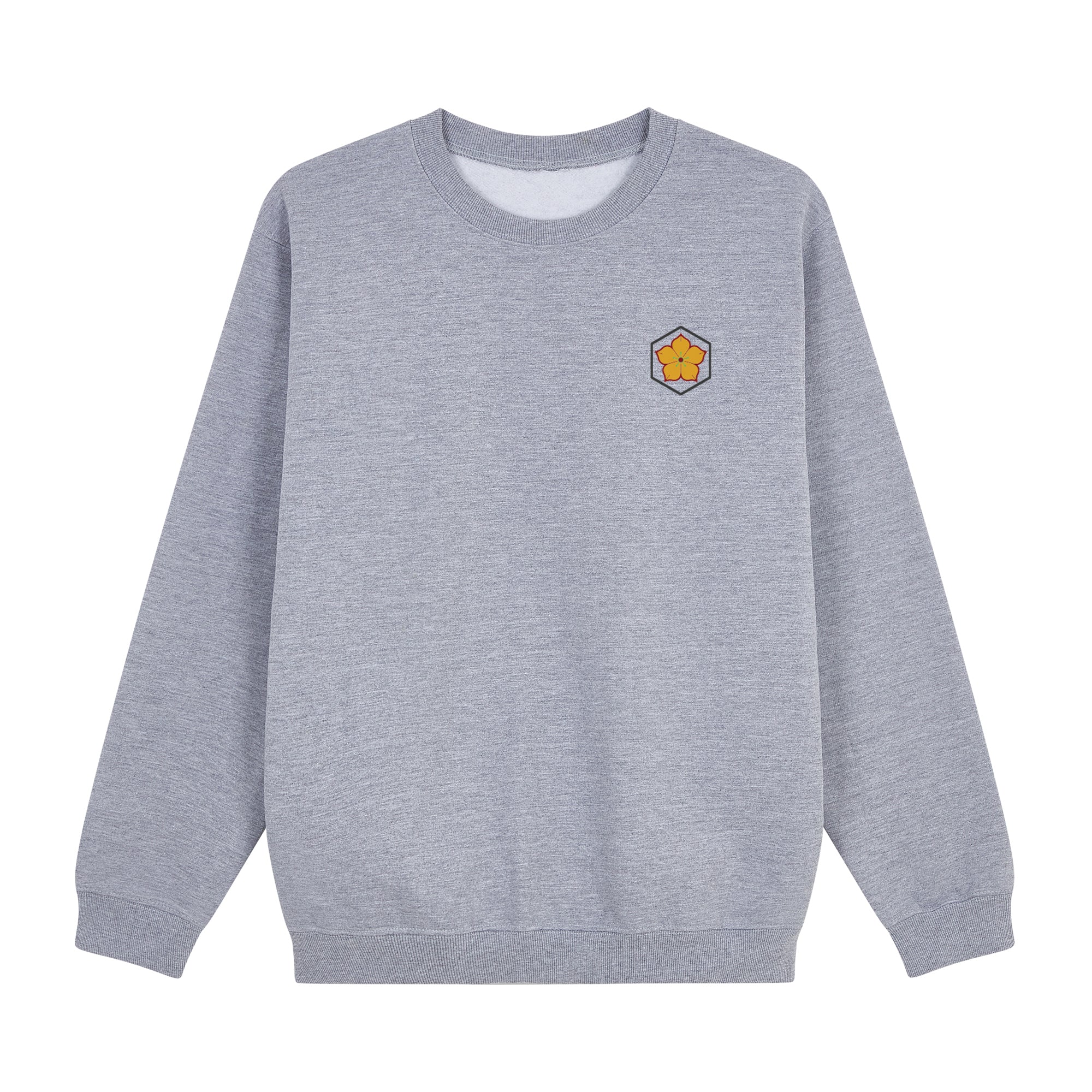 MenRui Sweatshirt — Gray Front | Wear Kazumi