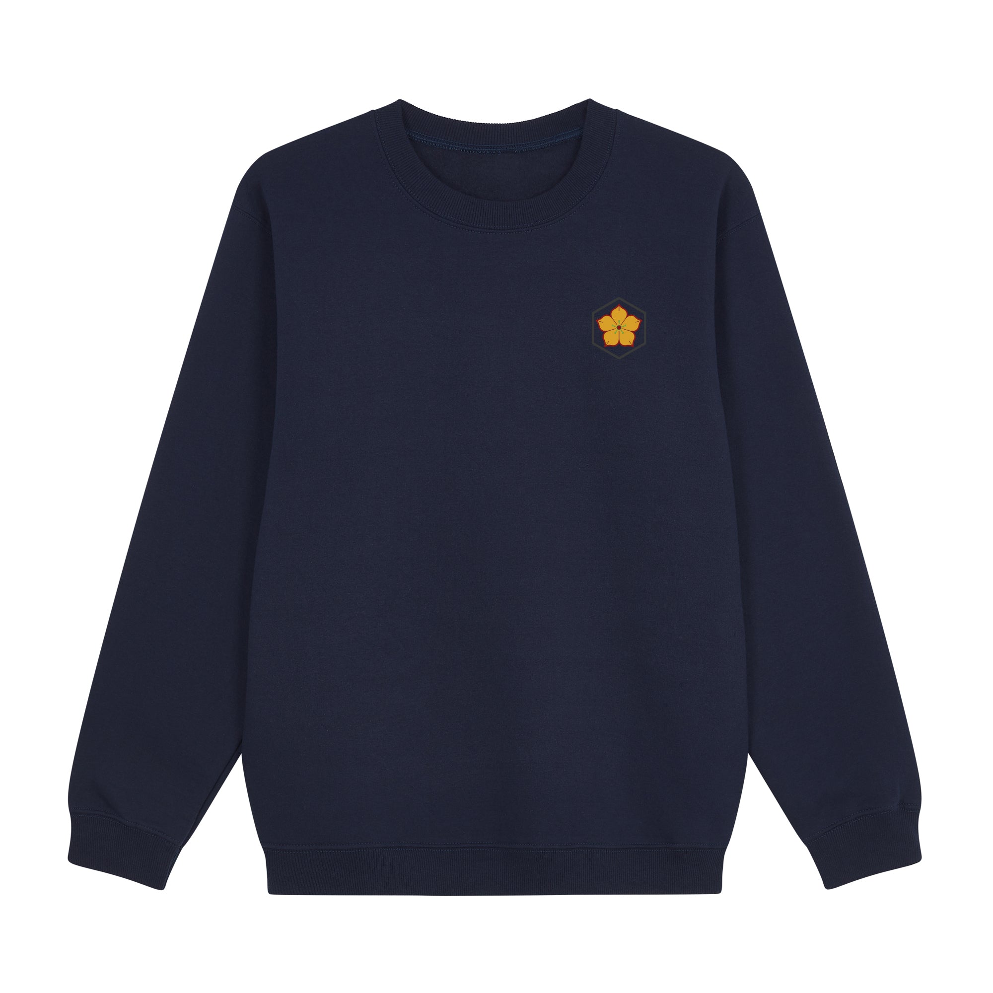 MenRui Sweatshirt — Navy Front | Wear Kazumi