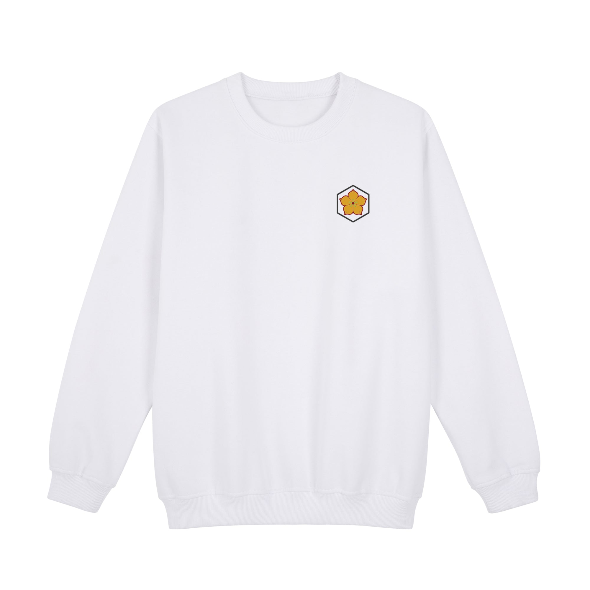 MenRui Sweatshirt — White Front | Wear Kazumi