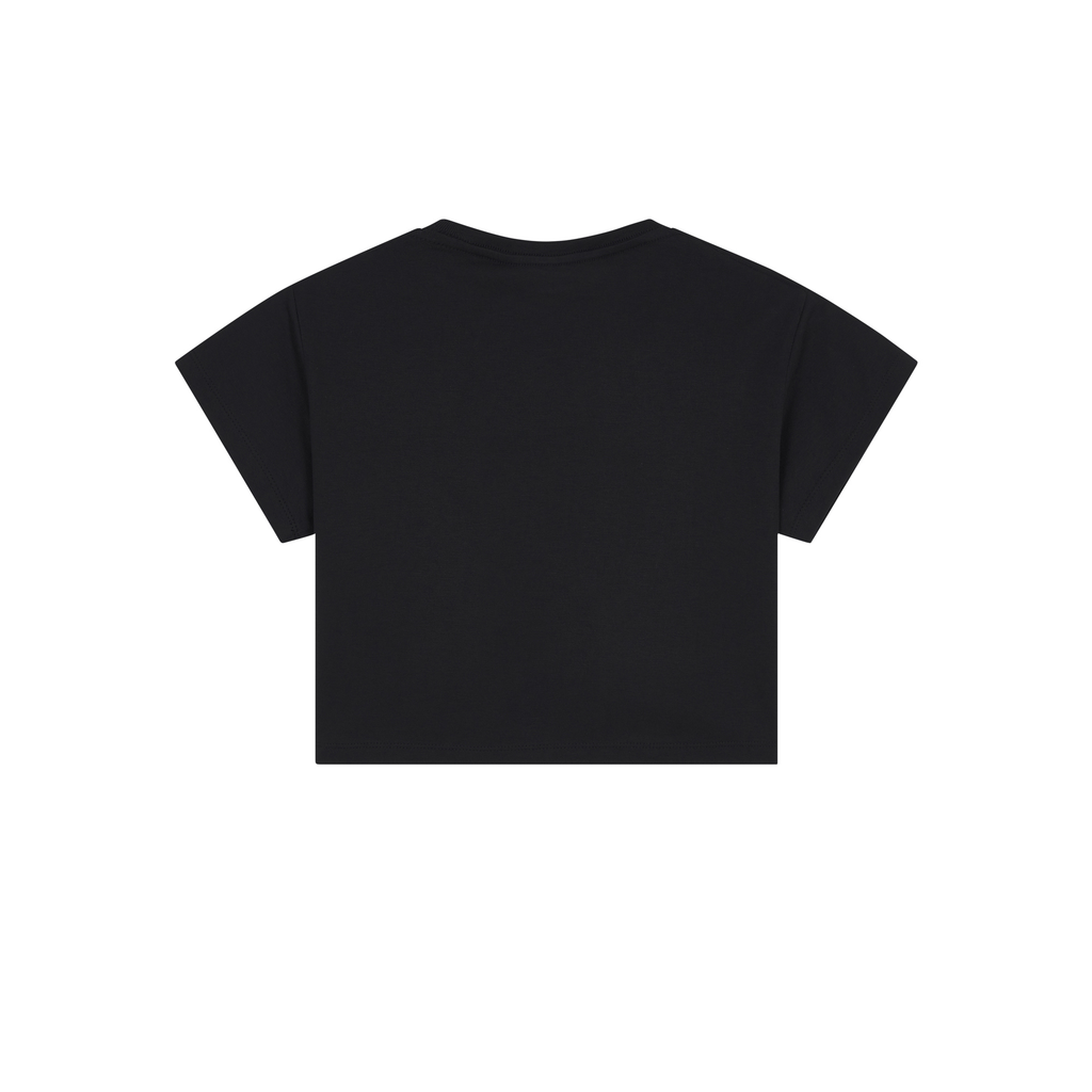 Minimalist Kazumi Crop Top — Black Back | Wear Kazumi