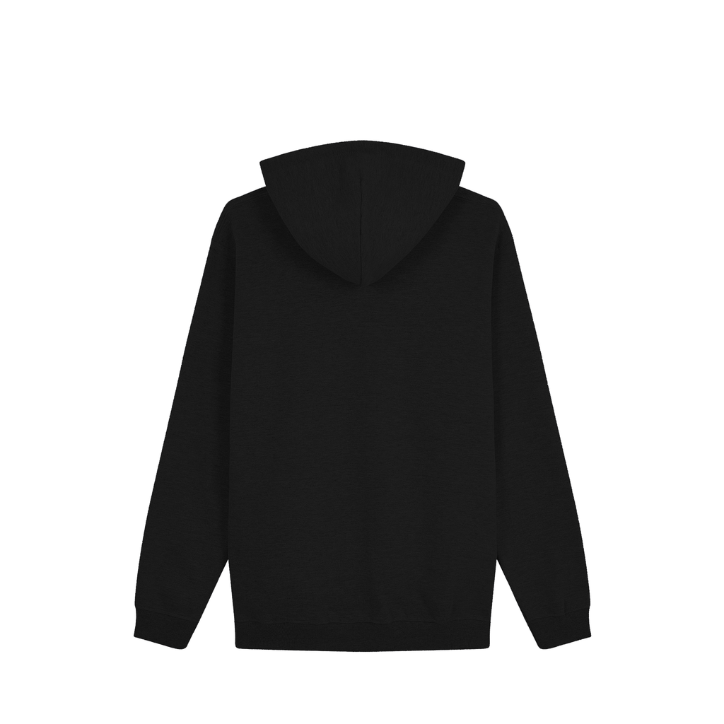 Minimalist Kazumi Hoodie — Black Back | Wear Kazumi