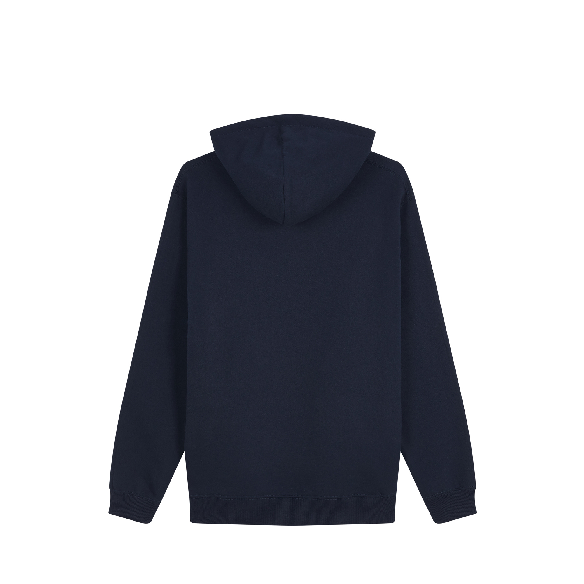 Minimalist Kazumi Hoodie — Navy Back | Wear Kazumi