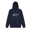 Minimalist Kazumi Hoodie — Navy Front | Wear Kazumi