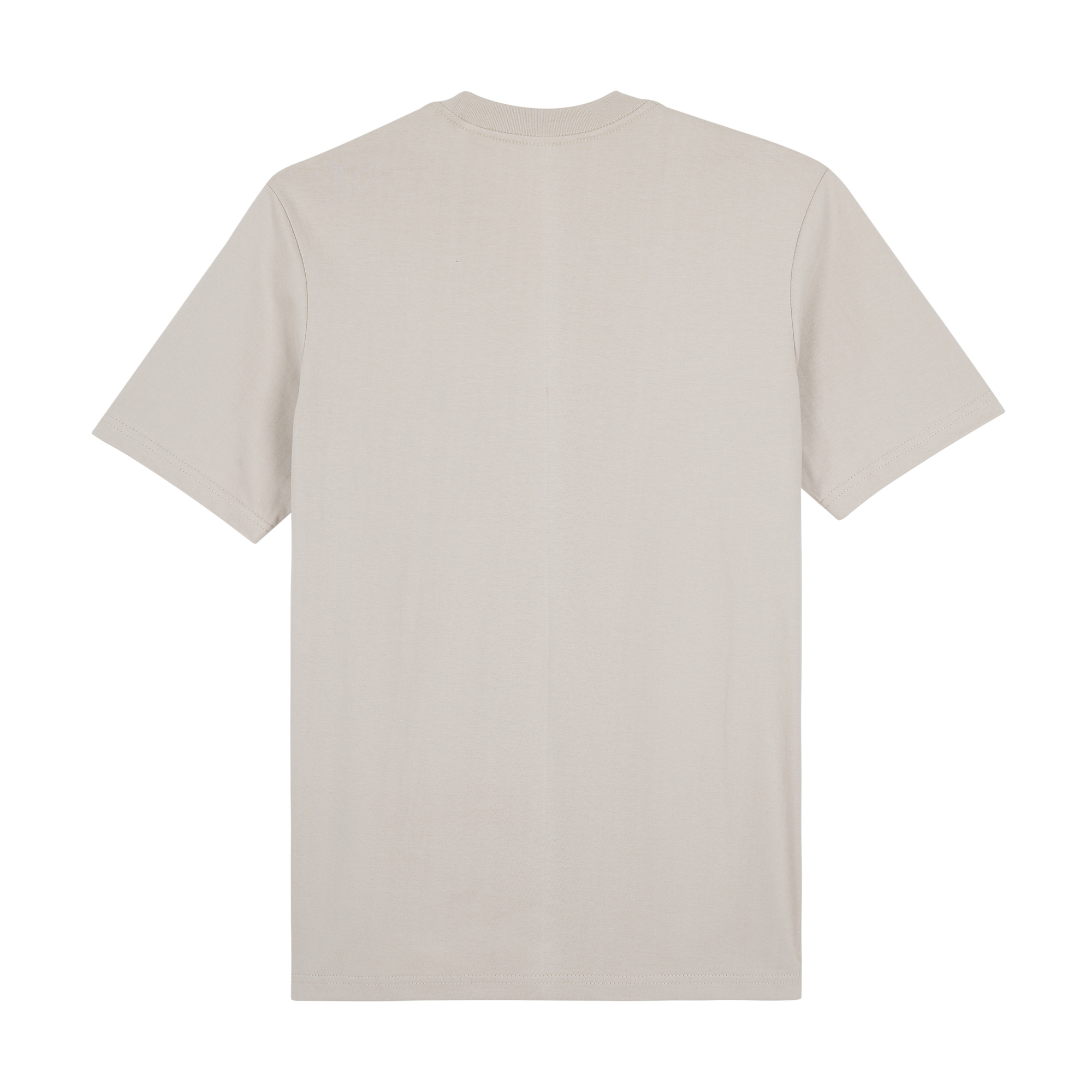 Minimalist Kazumi Premium T-Shirt — Beige Back | Wear Kazumi