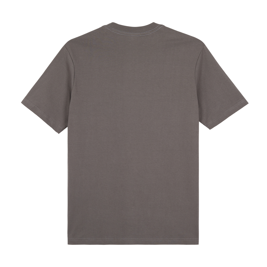 Minimalist Kazumi Premium T-Shirt — Gray Back | Wear Kazumi