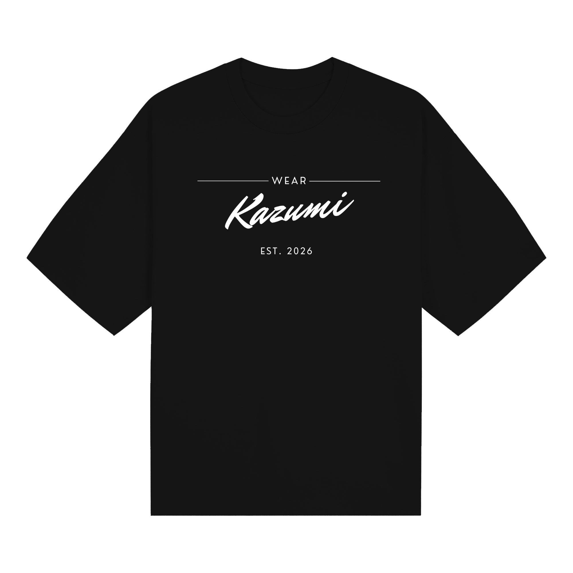 Minimalist Kazumi Pro Club — Black Front | Wear Kazumi