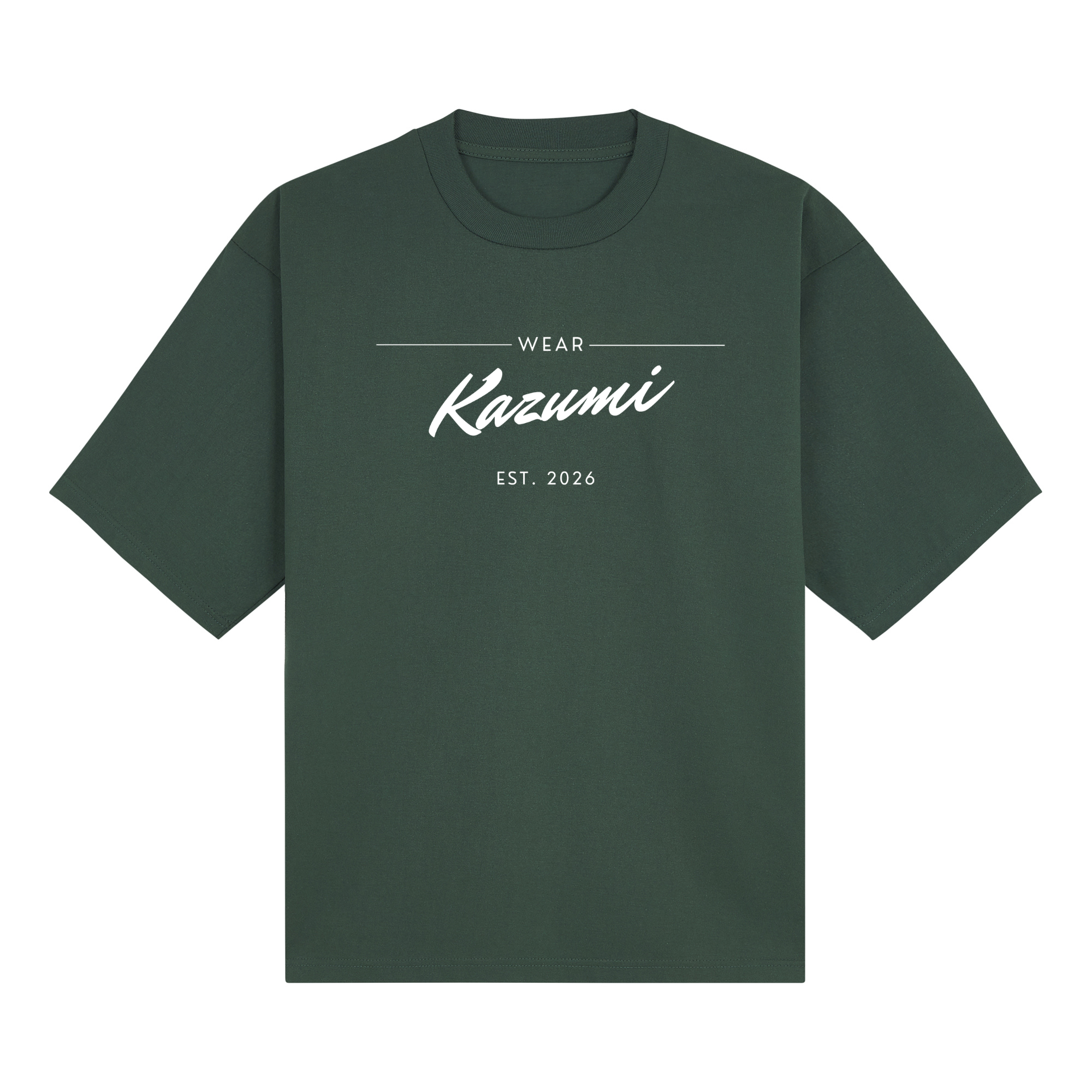 Minimalist Kazumi Pro Club — Dark Green Front | Wear Kazumi