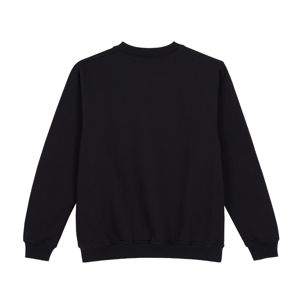 Minimalist Kazumi Sweatshirt — Black Back | Wear Kazumi