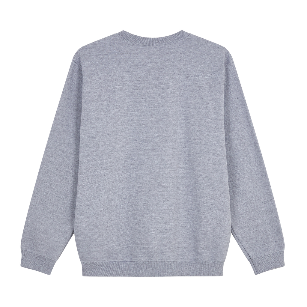 Minimalist Kazumi Sweatshirt — Gray Back | Wear Kazumi
