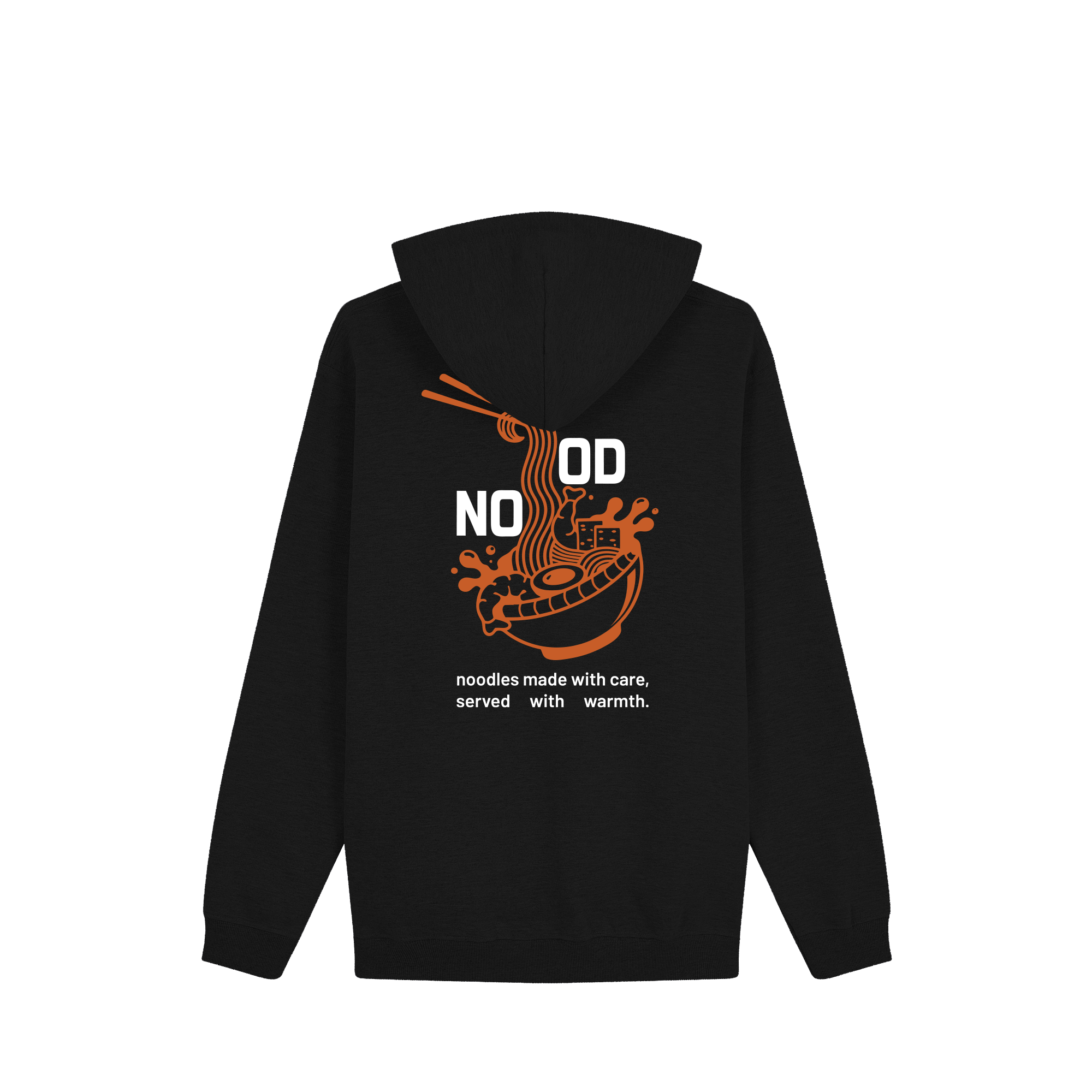 Noodles Hoodie — Black Back | Wear Kazumi