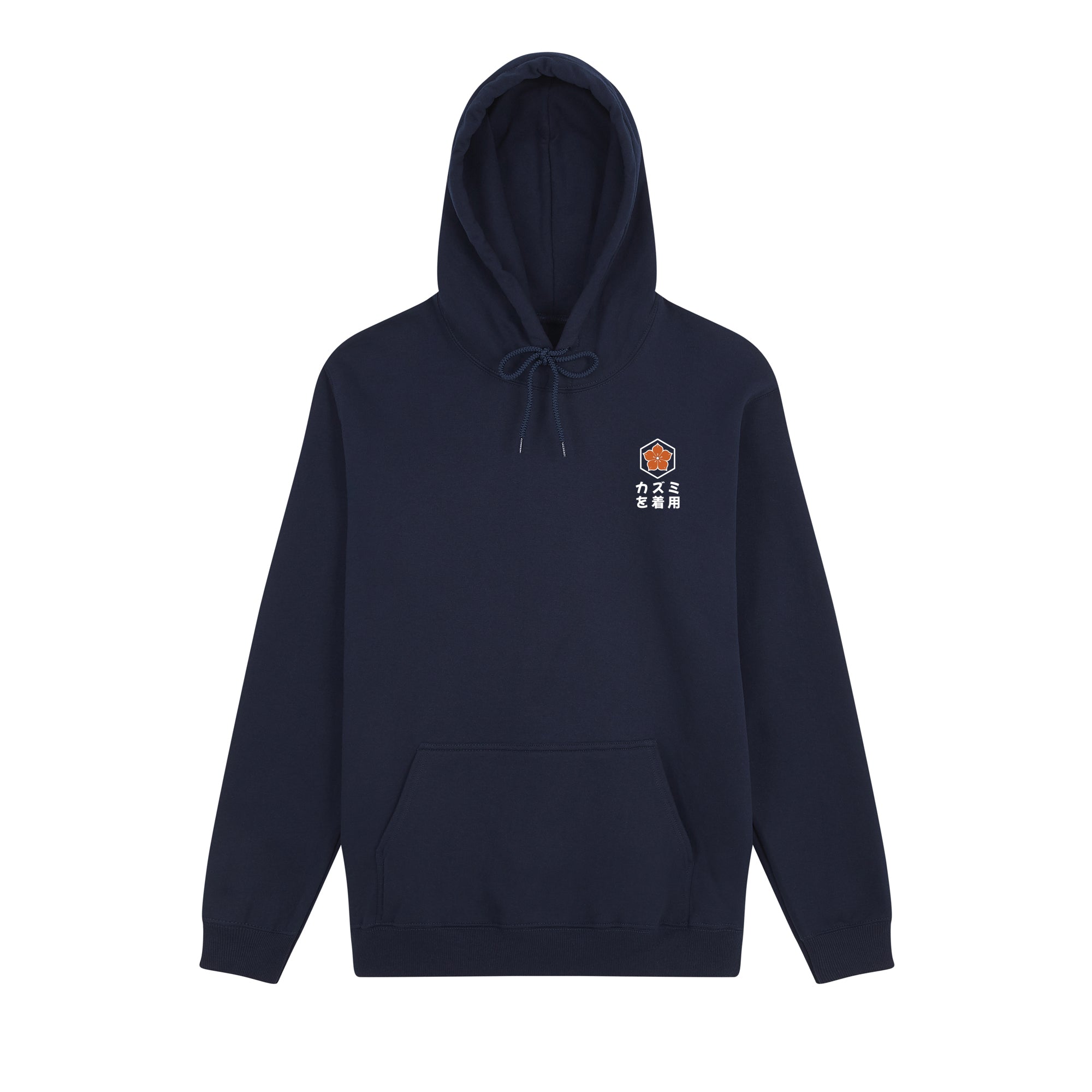 Noodles Hoodie — Navy Front | Wear Kazumi