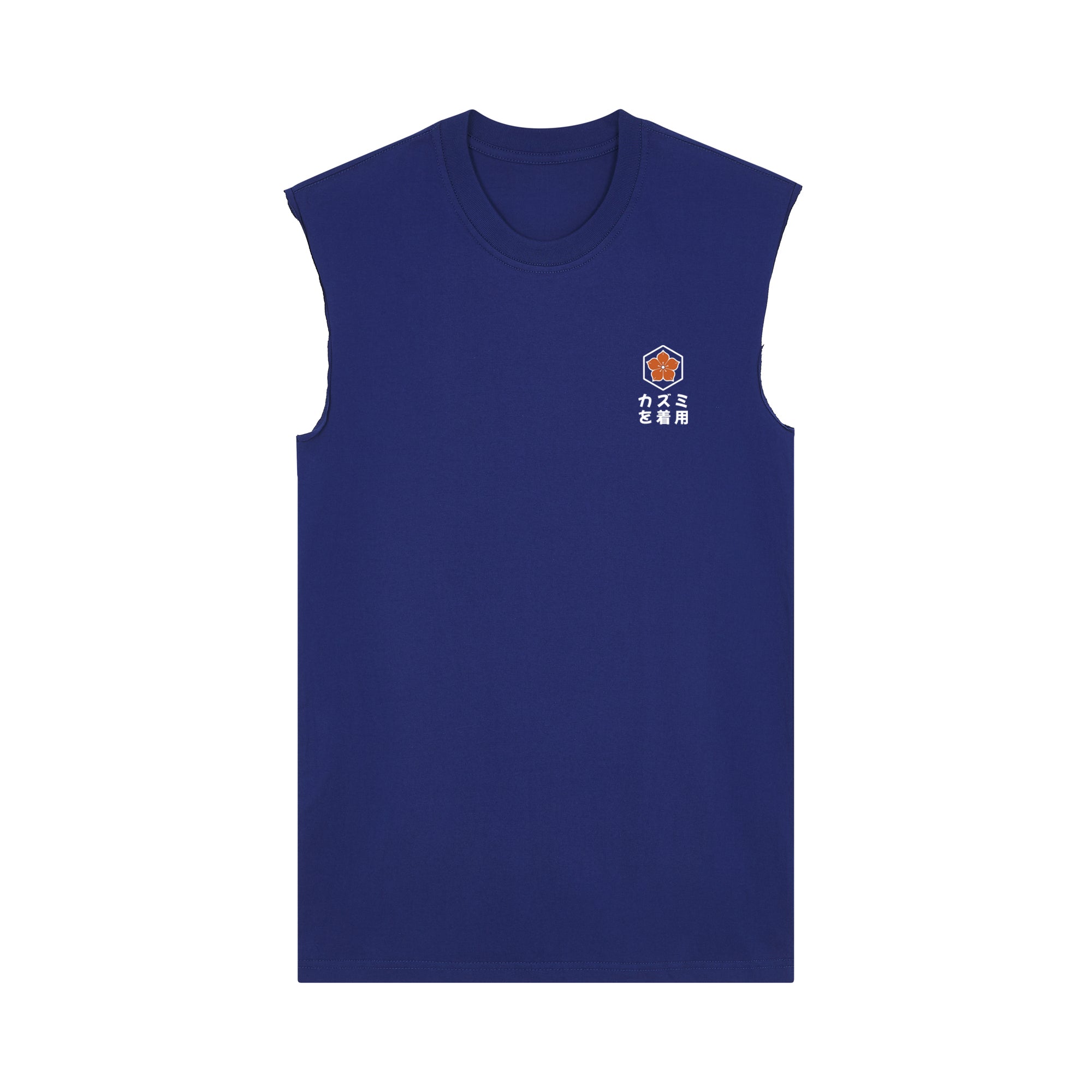 Noodles Muscle Tee — Blue Front | Wear Kazumi