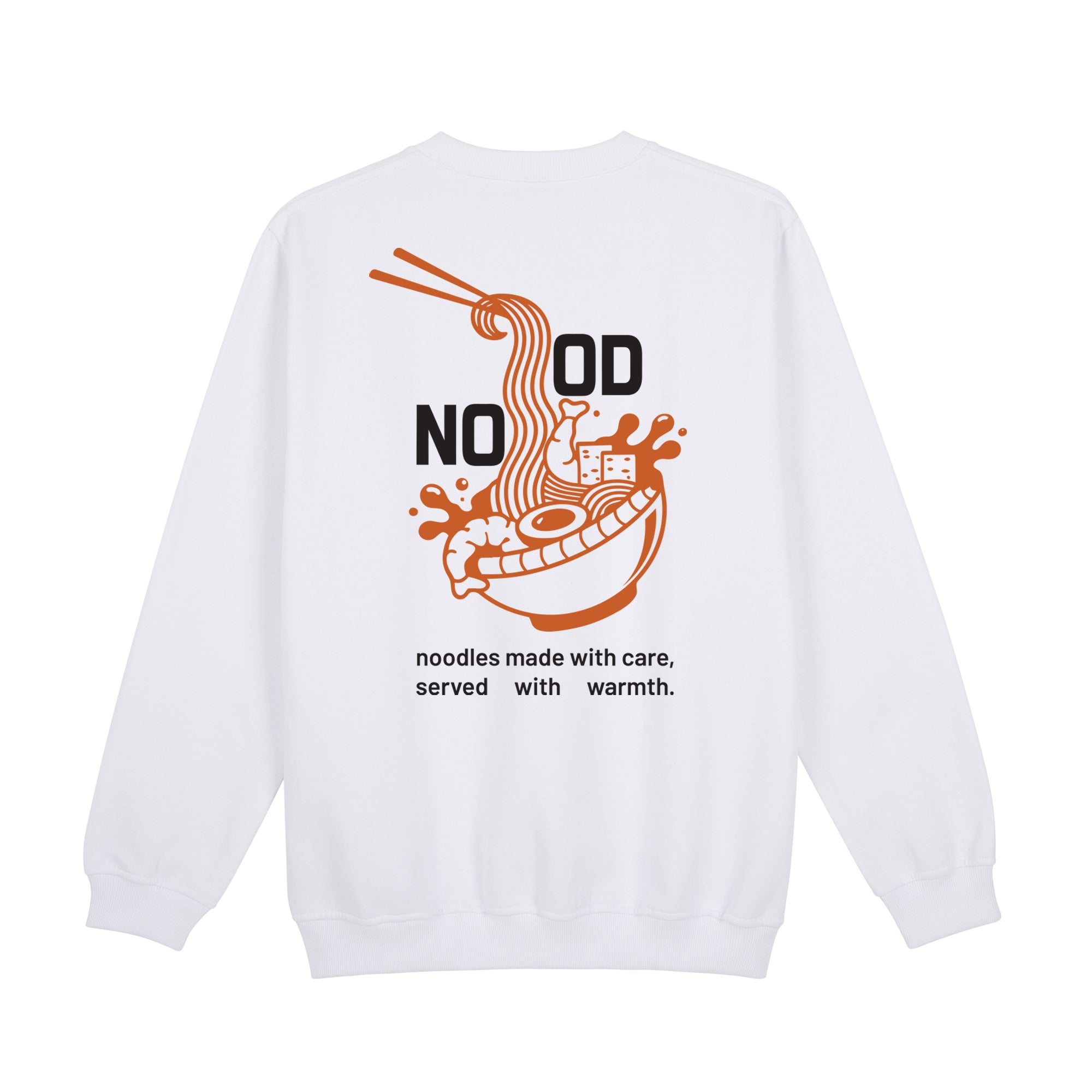 Noodles Sweatshirt — White Back | Wear Kazumi