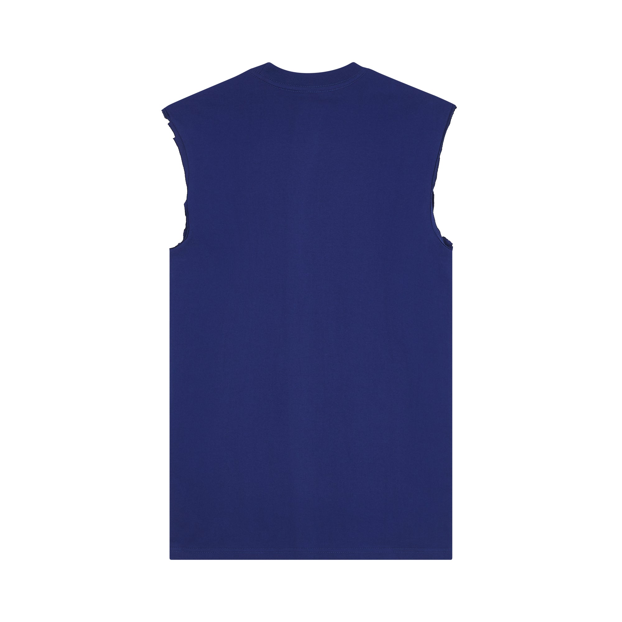 Oni Mask Muscle Tee — Blue Back | Wear Kazumi
