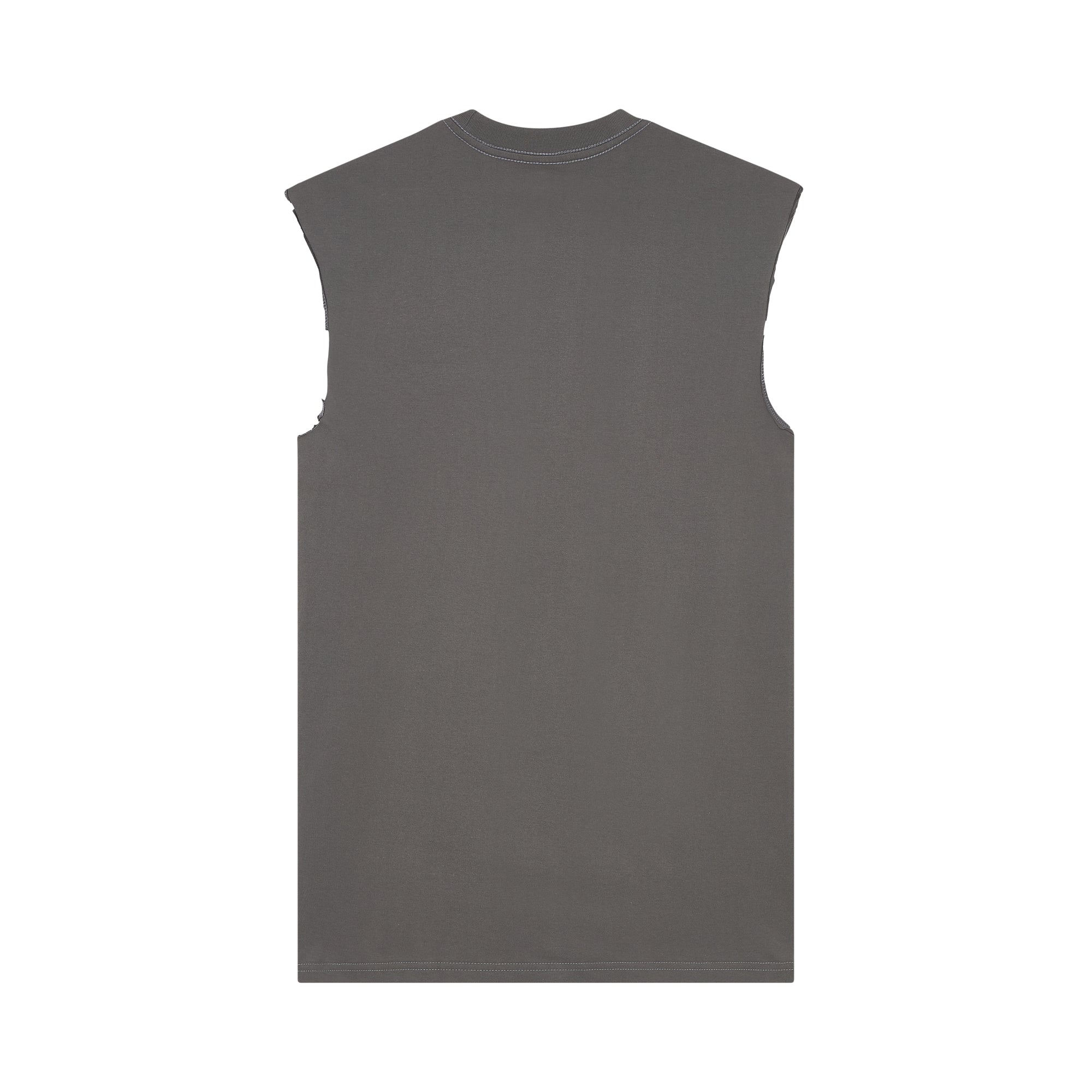 Oni Mask Muscle Tee — Gray Back | Wear Kazumi