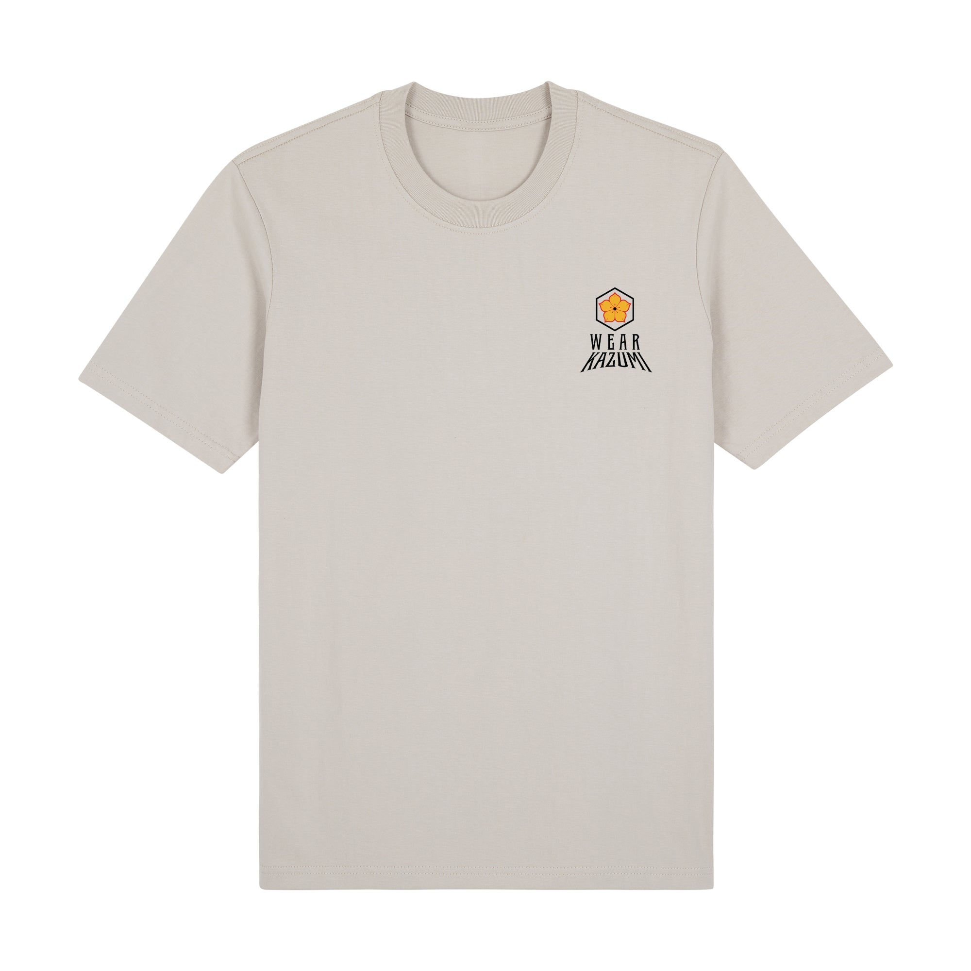 Oni Mask Premium T-Shirt — Beige Front | Wear Kazumi