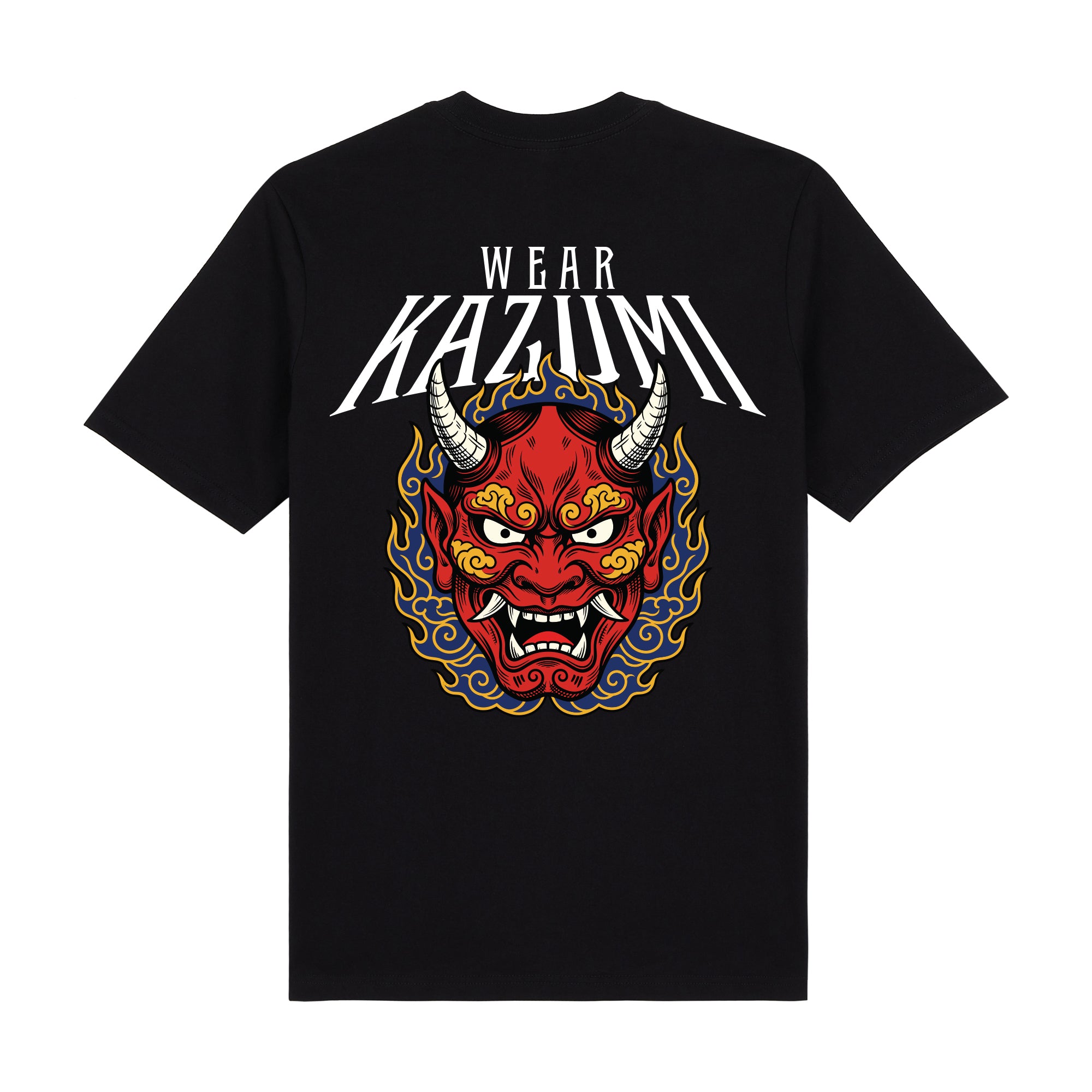 Oni Mask Premium T-Shirt — Black Back | Wear Kazumi