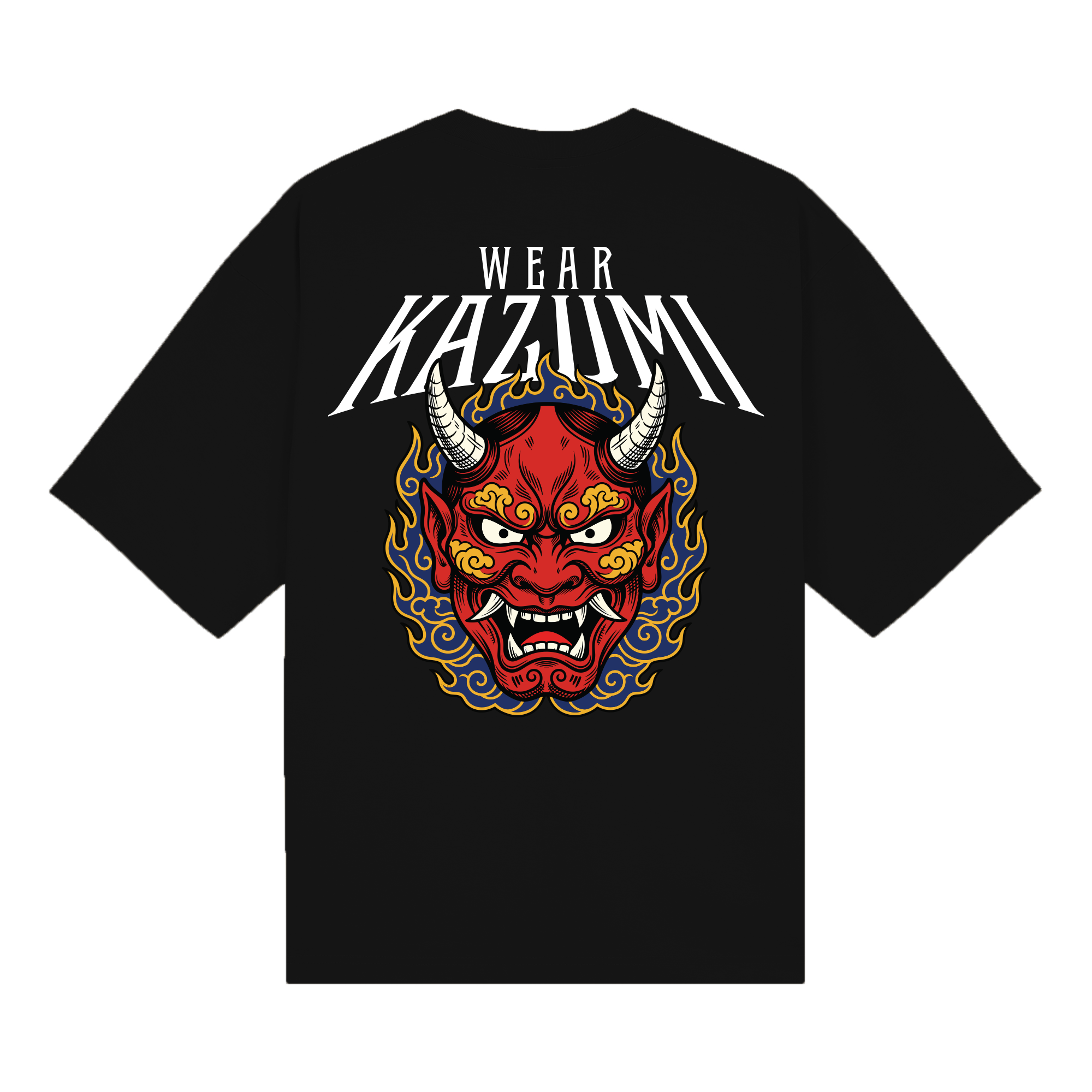 Oni Mask Pro Club — Black Back | Wear Kazumi