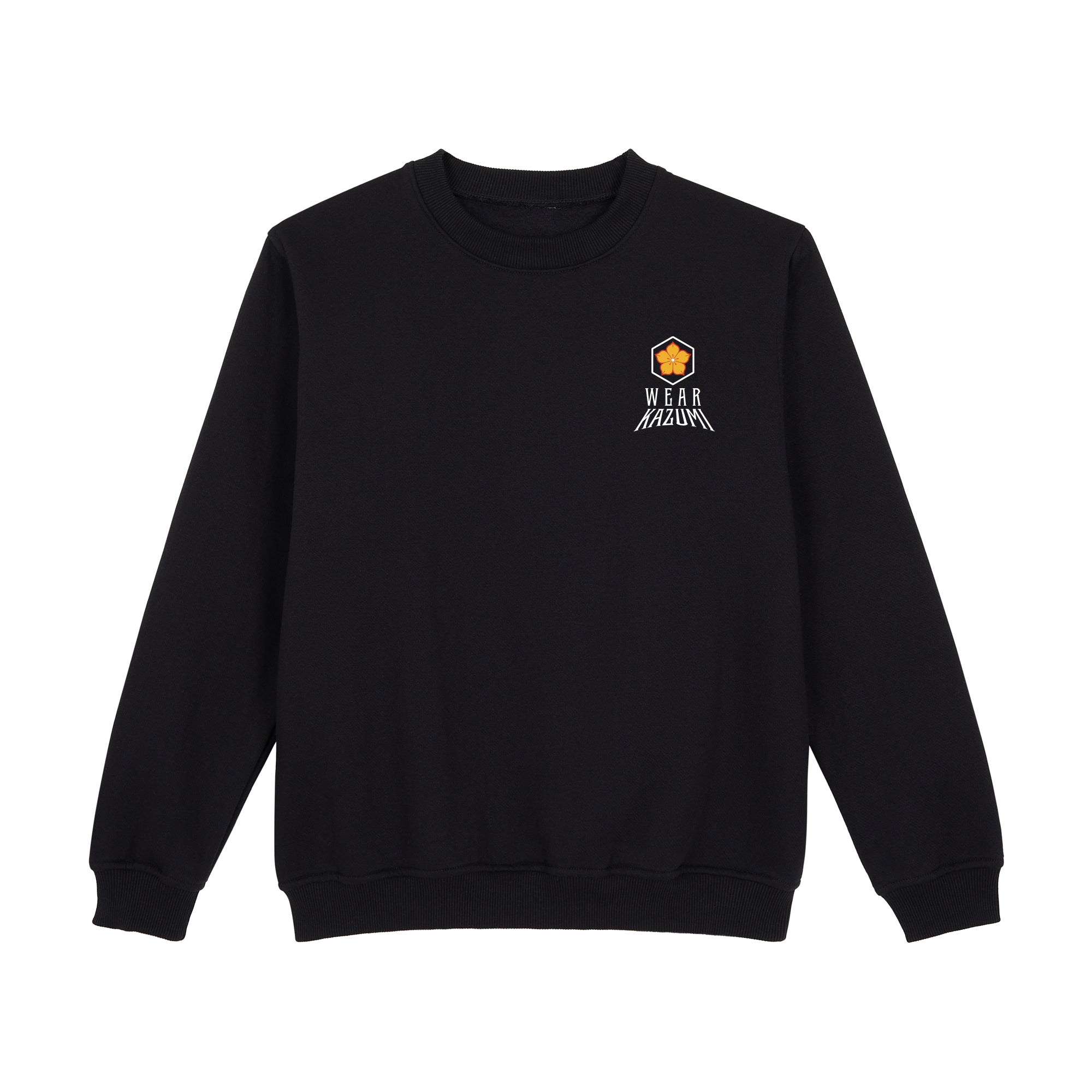 Oni Mask Sweatshirt — Black Front | Wear Kazumi