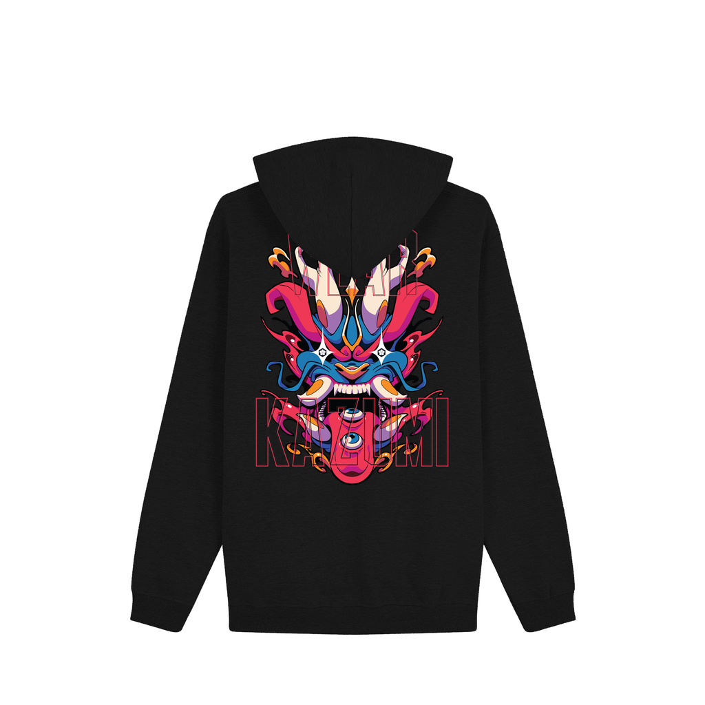 Ryu Hoodie — Black Back | Wear Kazumi