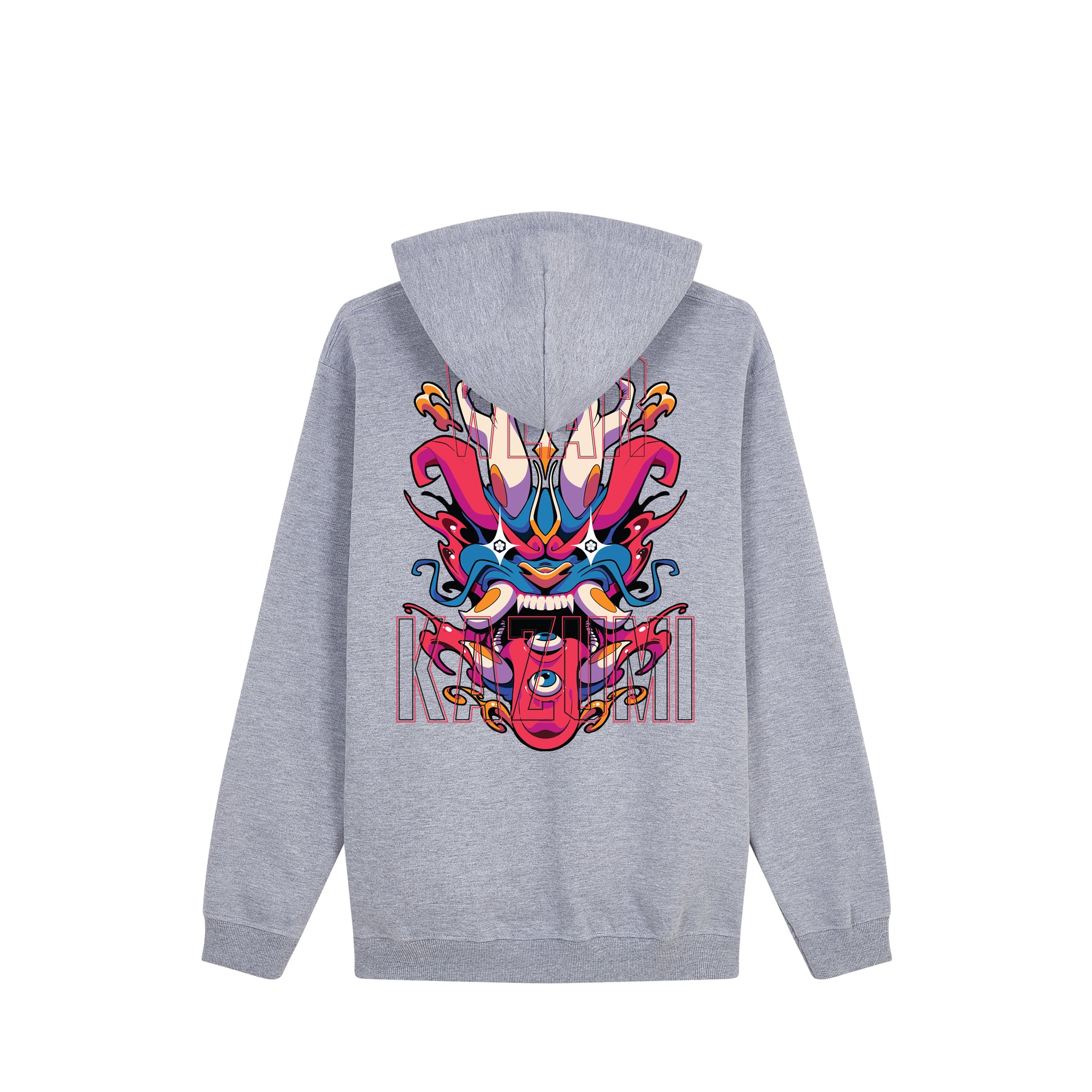 Ryu Hoodie — Gray Back | Wear Kazumi