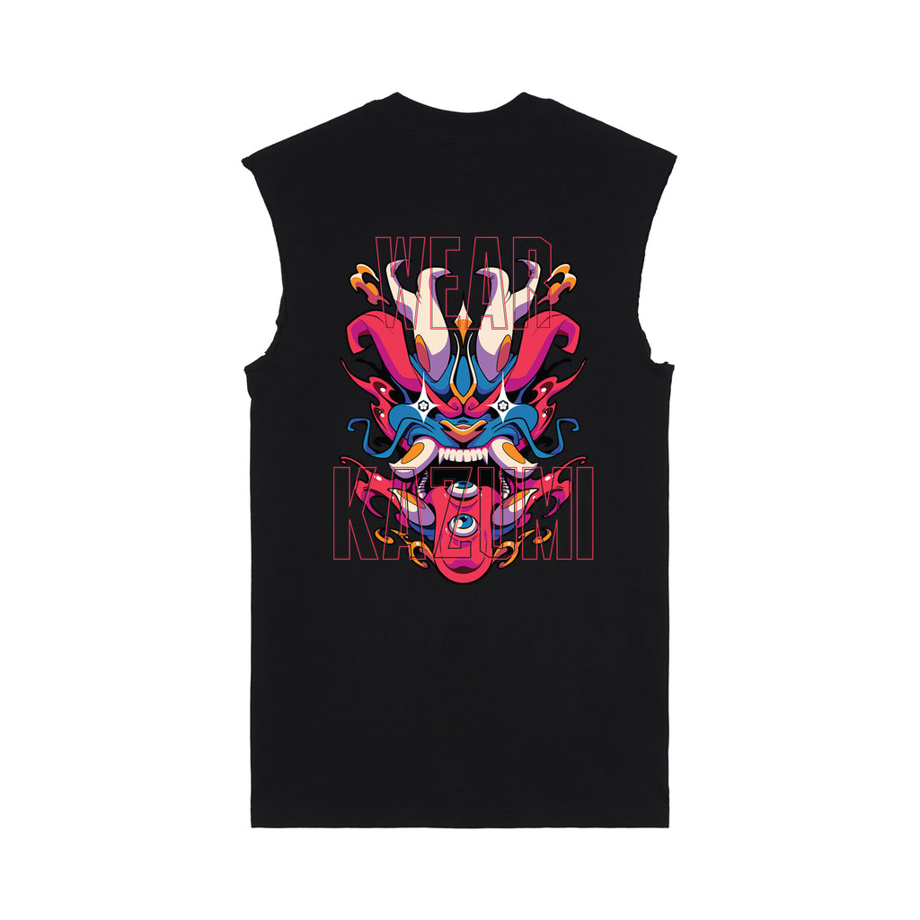 Ryu Muscle Tee — Black Back | Wear Kazumi