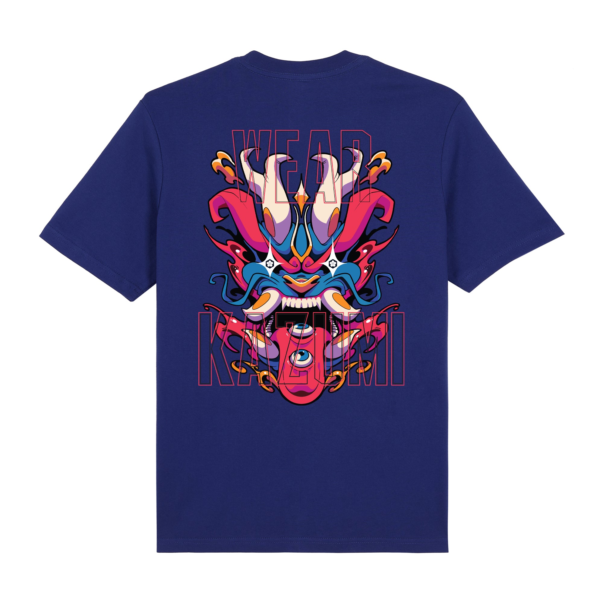 Ryu Premium T-Shirt — Blue Back | Wear Kazumi