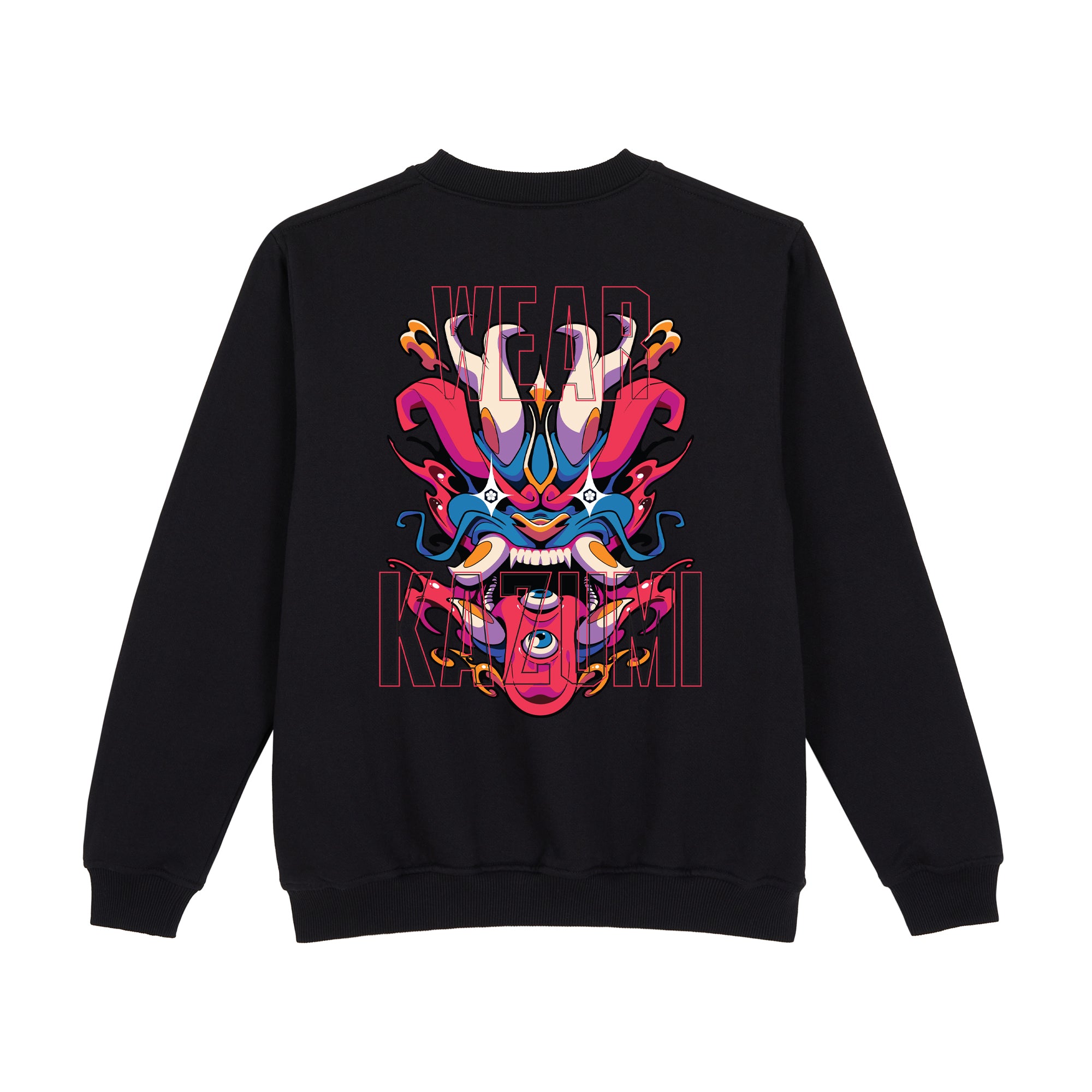 Ryu Sweatshirt — Black Back | Wear Kazumi