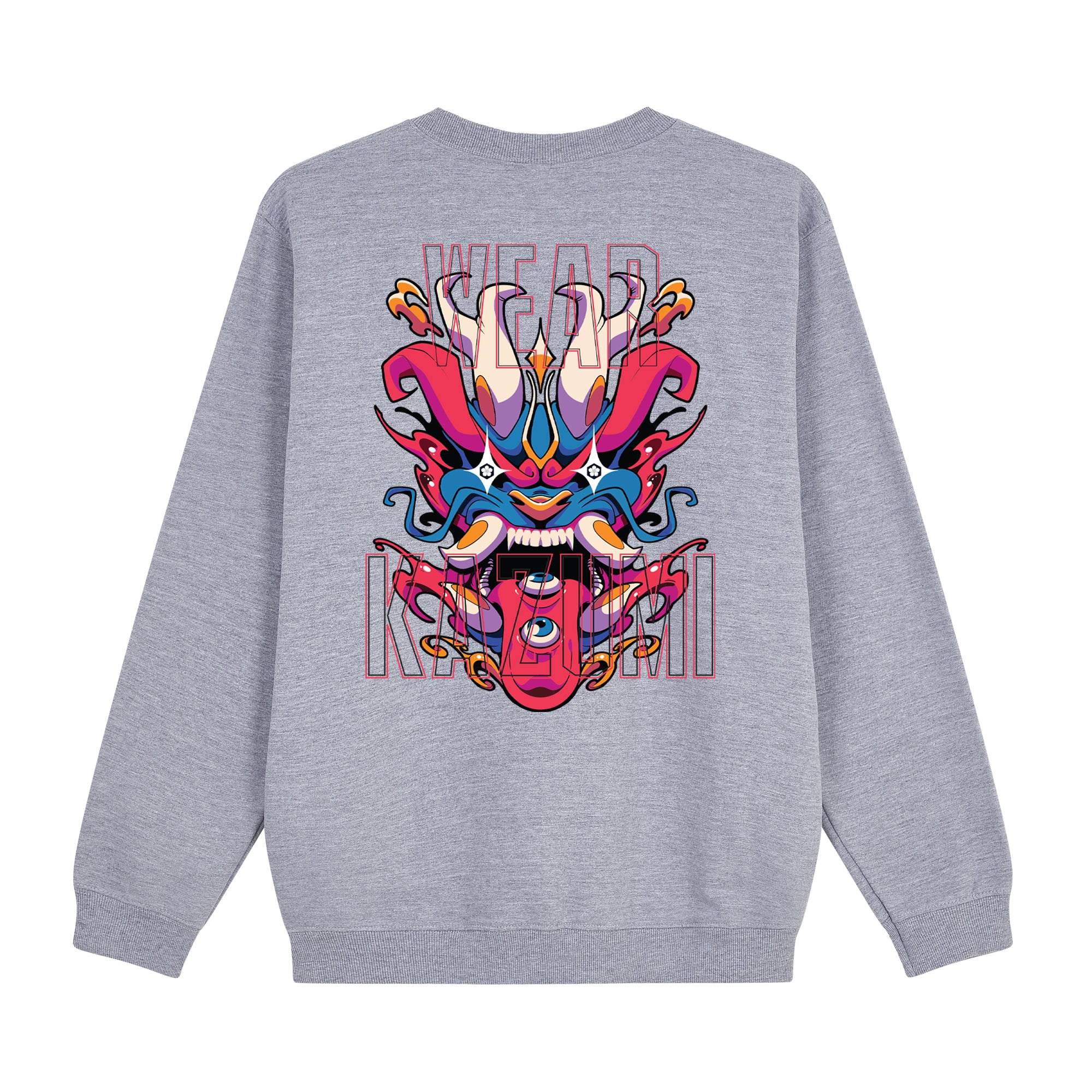 Ryu Sweatshirt — Gray Back | Wear Kazumi