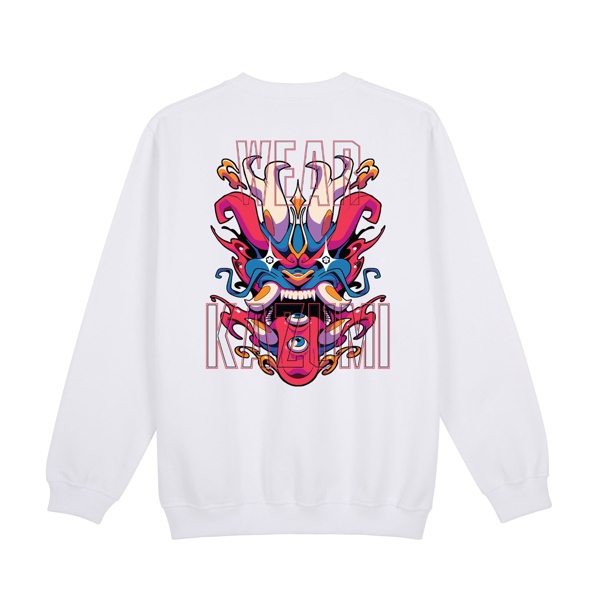 Ryu Sweatshirt — White Back | Wear Kazumi