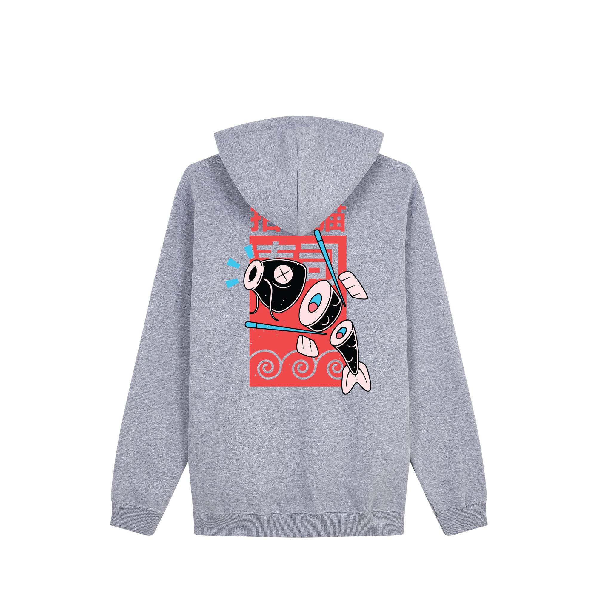 Sakana Hoodie — Gray Back | Wear Kazumi