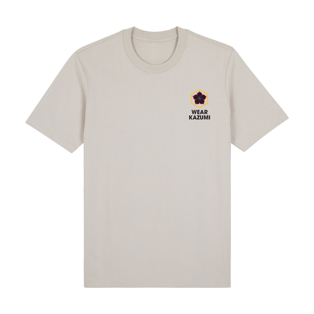 Shinobi Neko Premium T-Shirt — Beige Front | Wear Kazumi