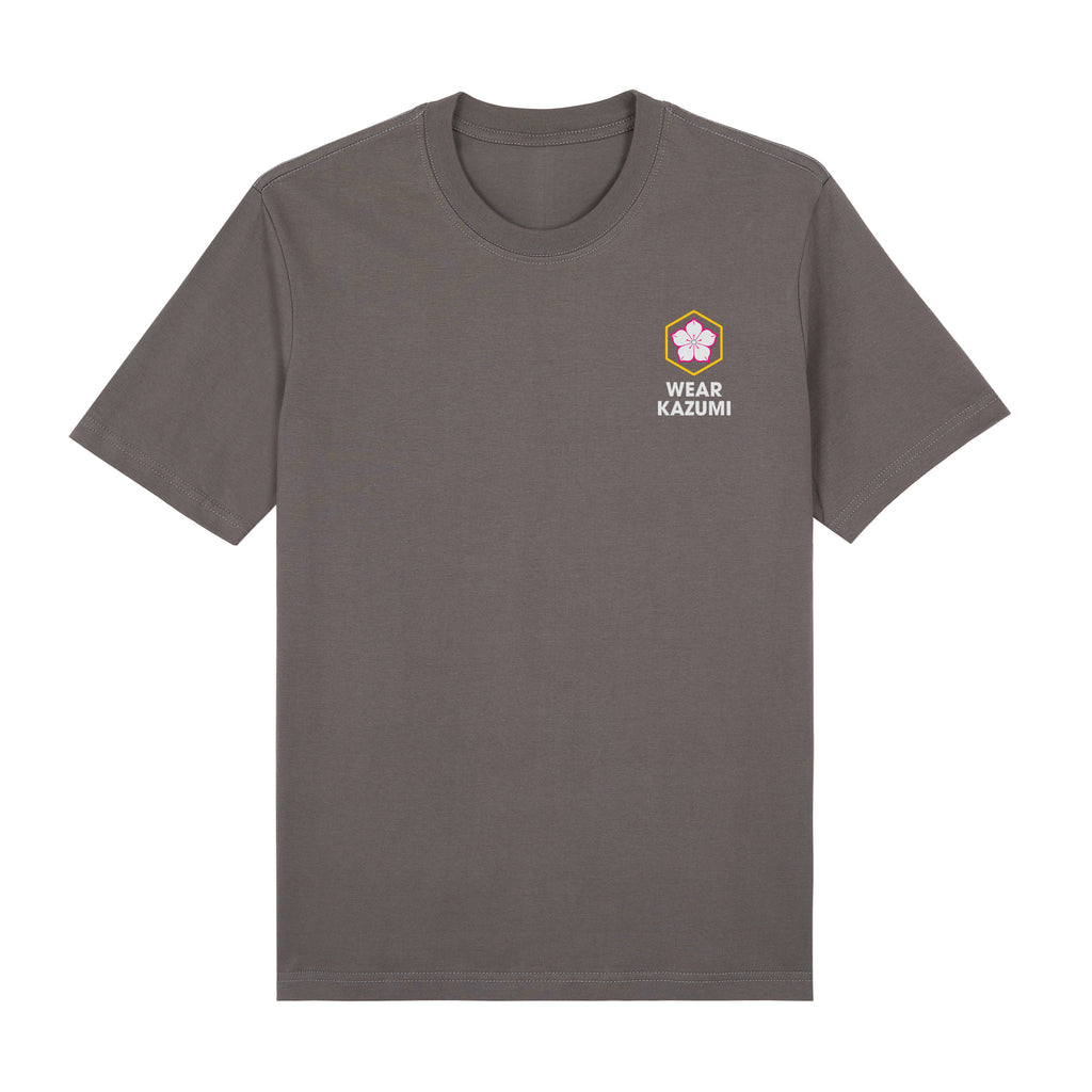 Shinobi Neko Premium T-Shirt — Gray Front | Wear Kazumi