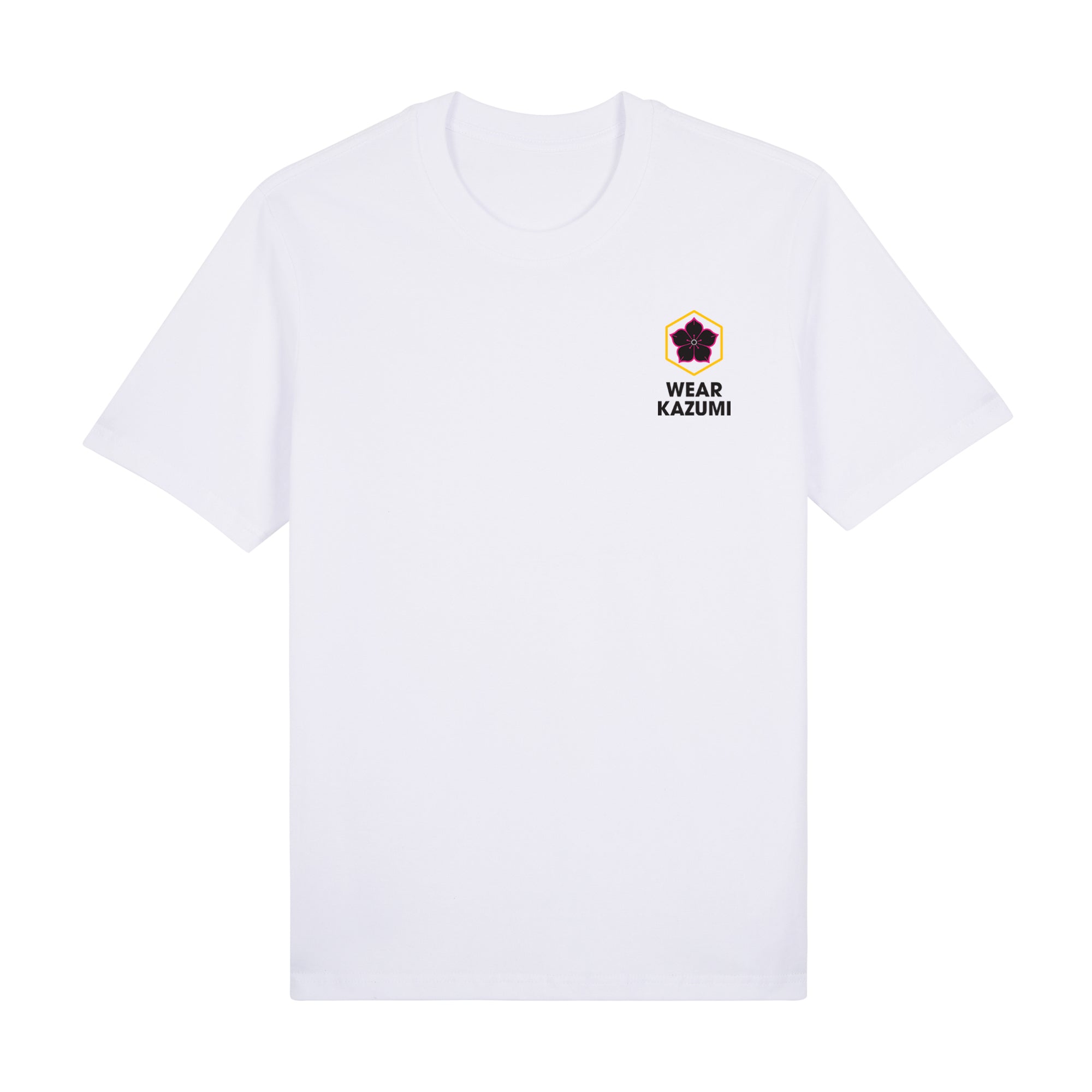 Shinobi Neko Premium T-Shirt — White Front | Wear Kazumi