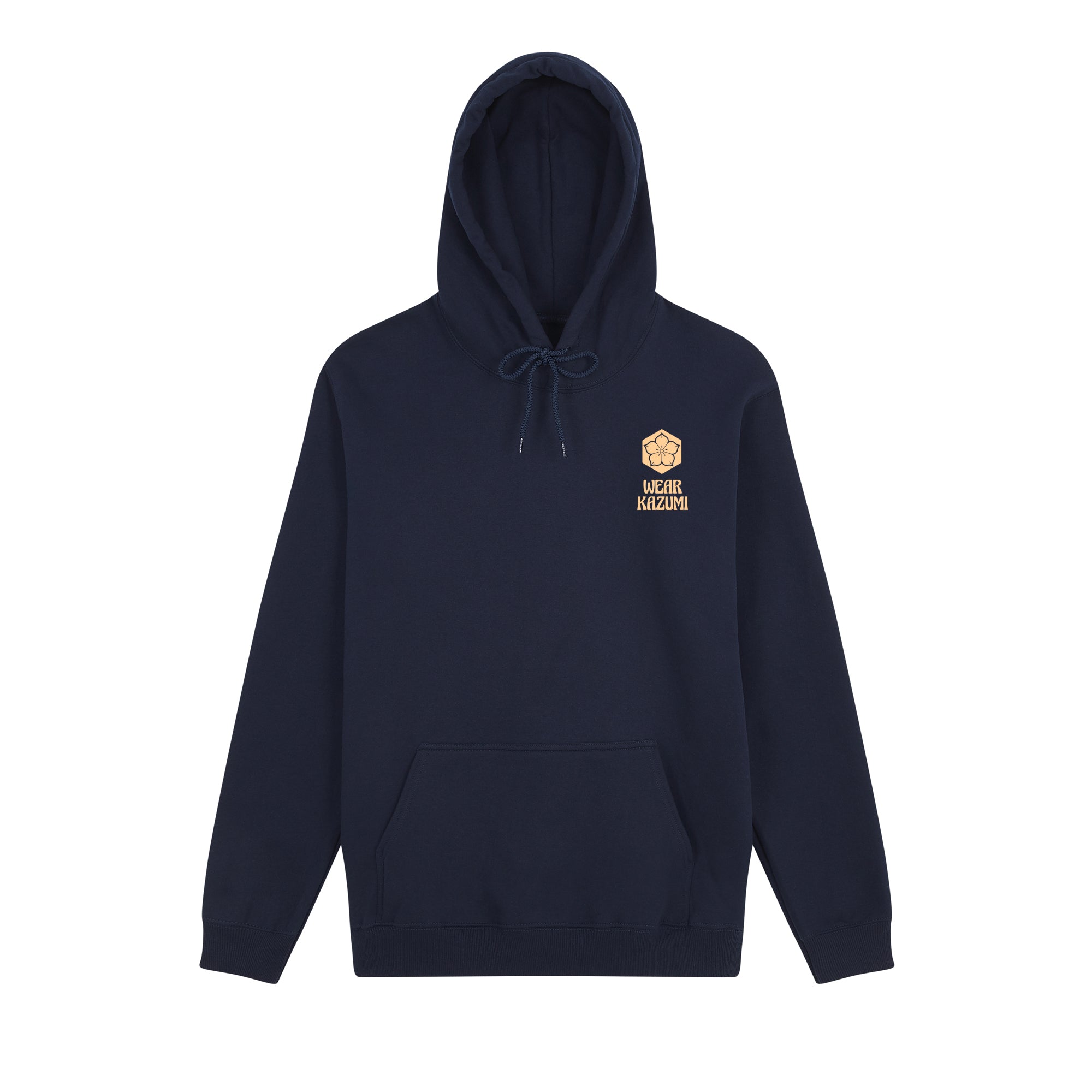 Tiger Hoodie — Navy Front | Wear Kazumi