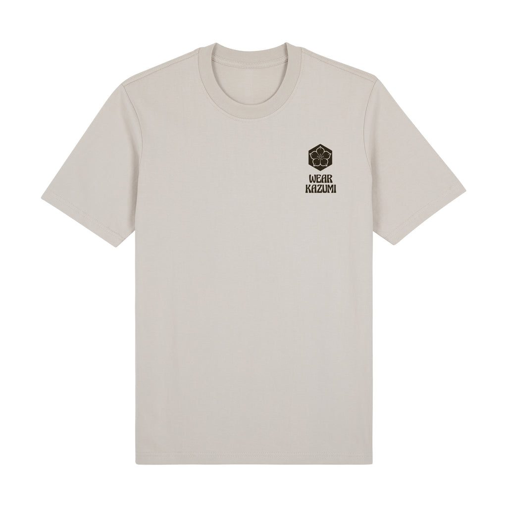 Tiger Premium T-Shirt — Beige Front | Wear Kazumi