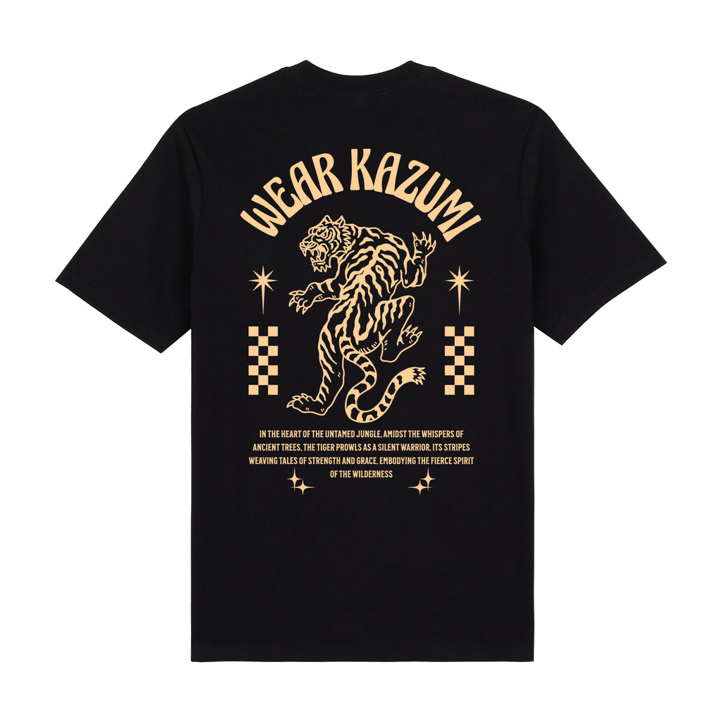 Tiger Premium T-Shirt — Black Back | Wear Kazumi