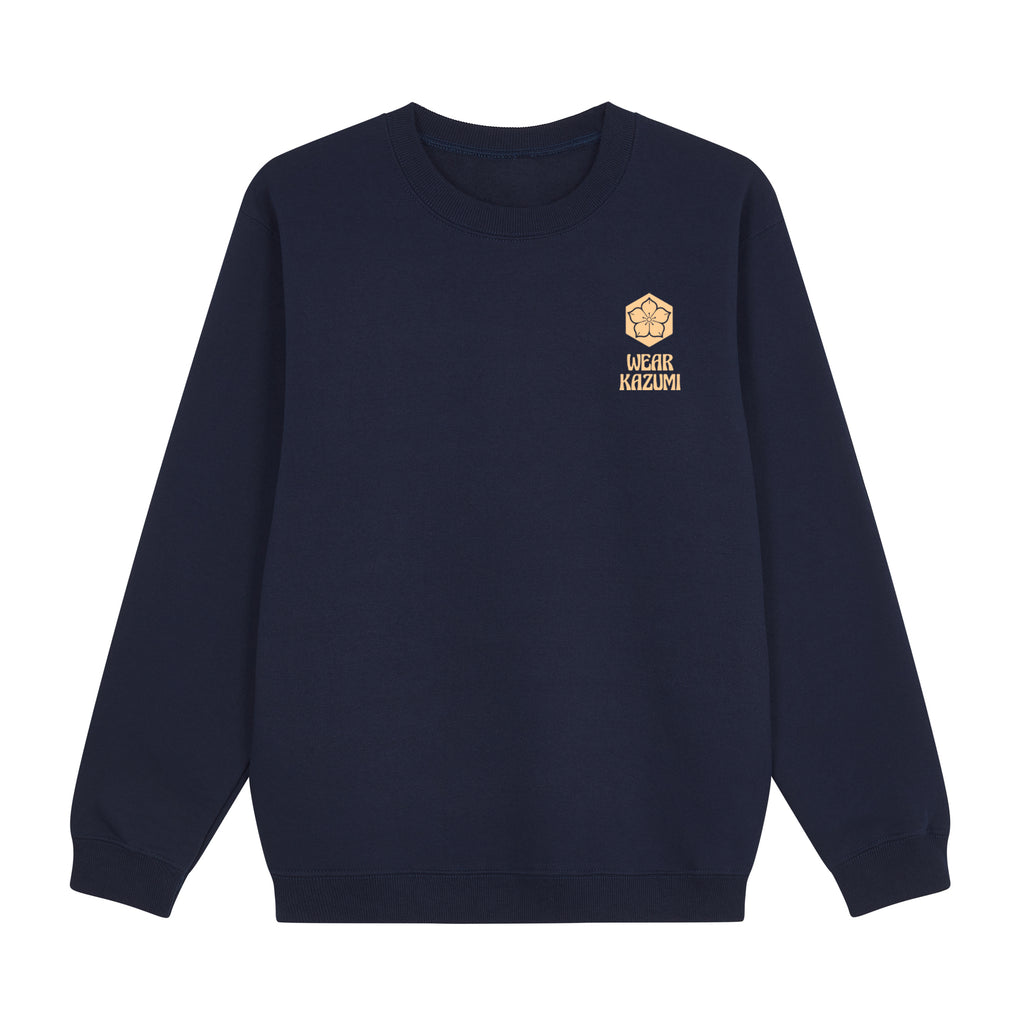 Tiger Sweatshirt — Navy Front | Wear Kazumi