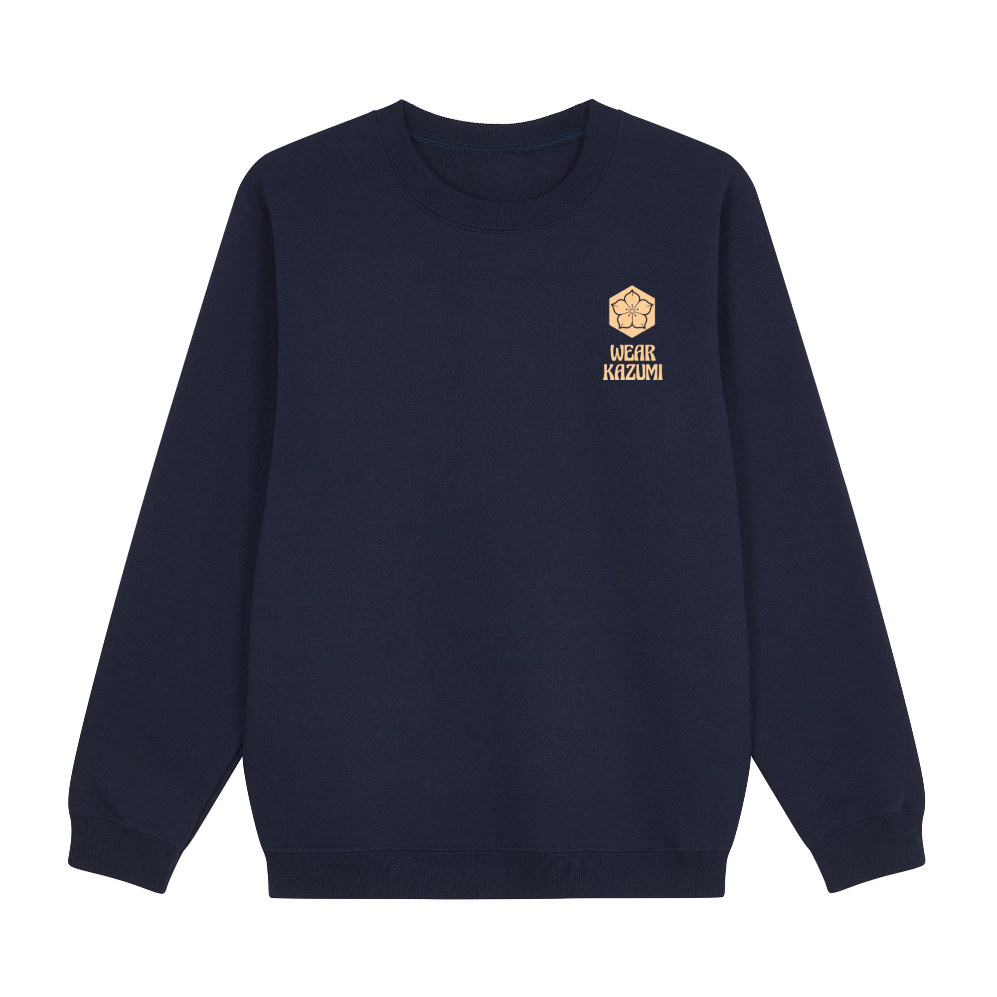 Tiger Sweatshirt — Navy Front | Wear Kazumi