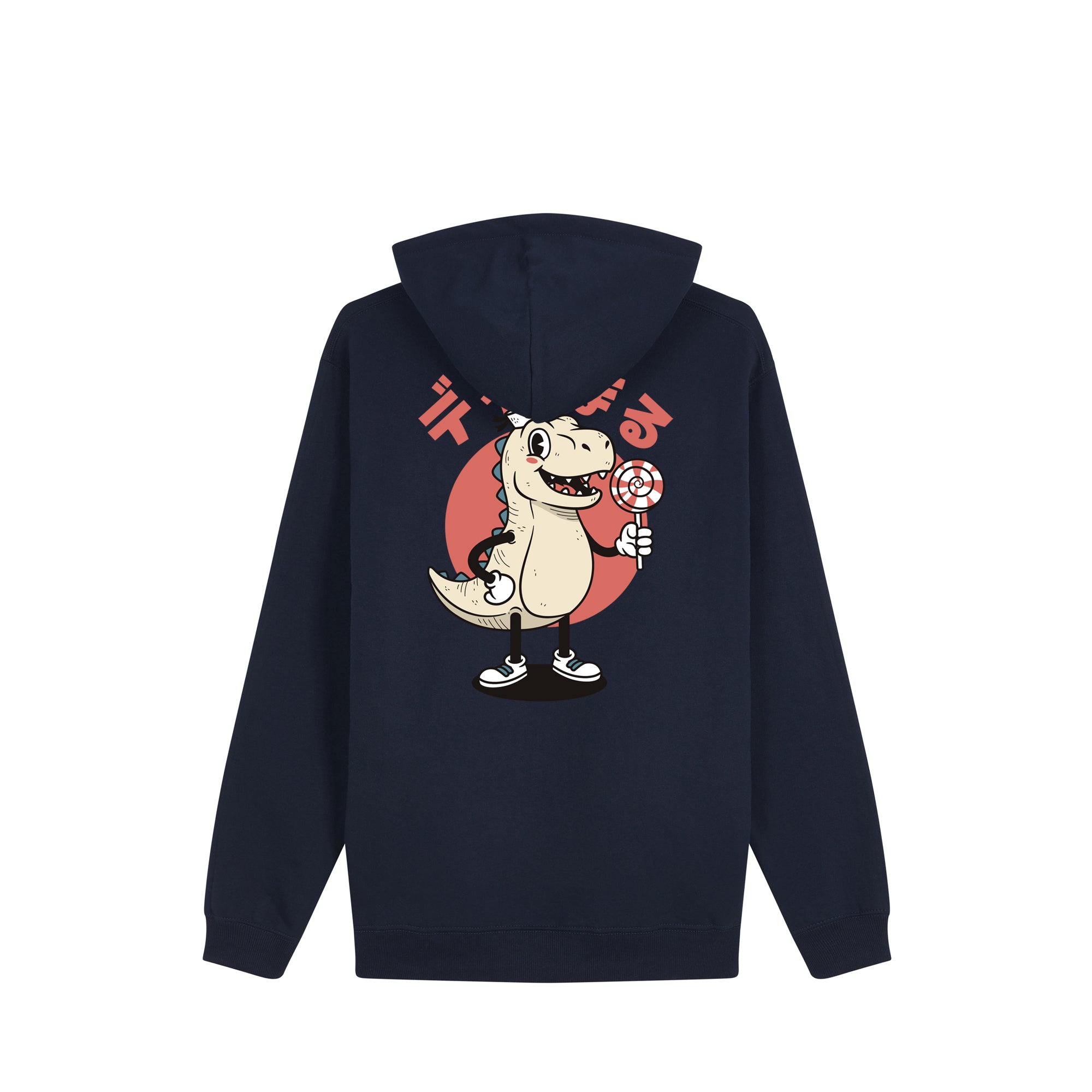 Torekkusu Hoodie — Navy Back | Wear Kazumi