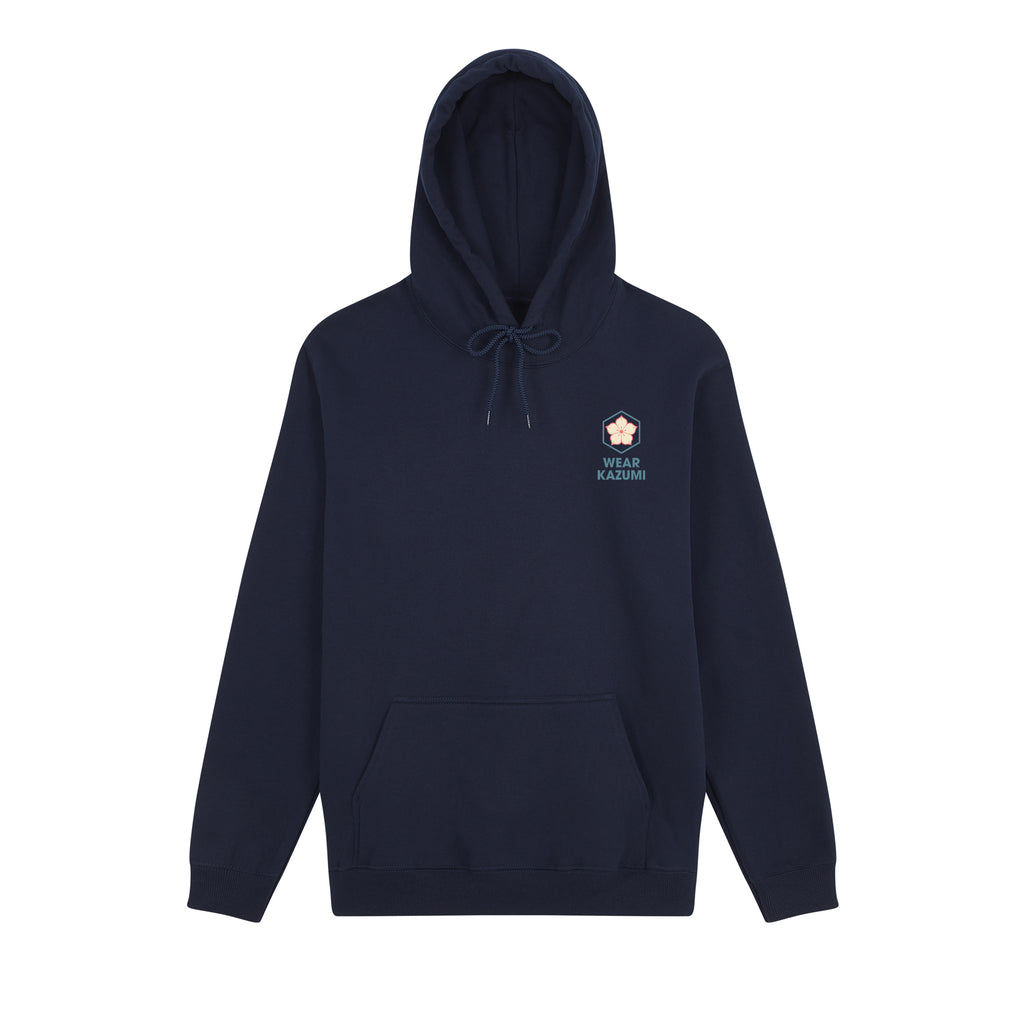 Torekkusu Hoodie — Navy Front | Wear Kazumi
