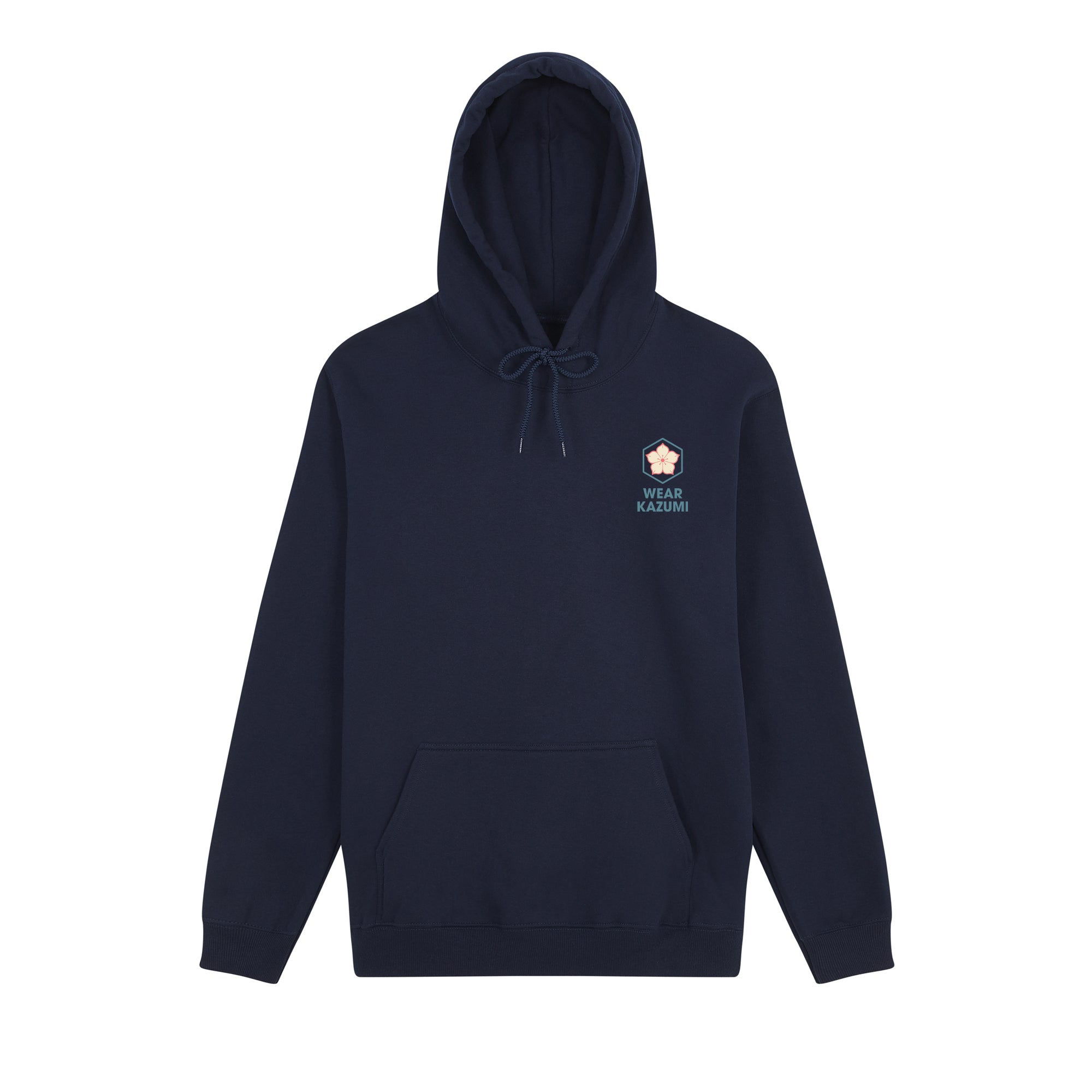 Torekkusu Hoodie — Navy Front | Wear Kazumi