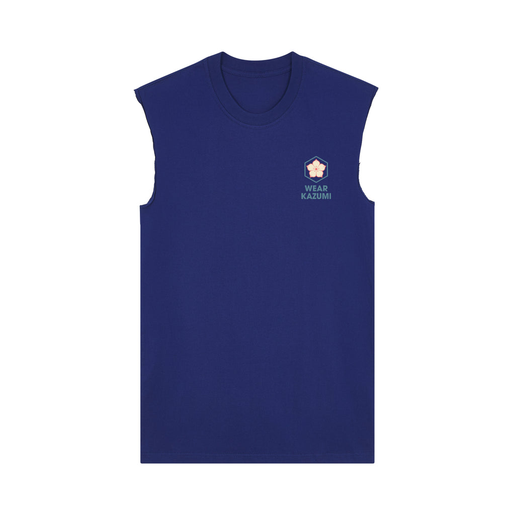 Torekkusu Muscle Tee — Blue Front | Wear Kazumi