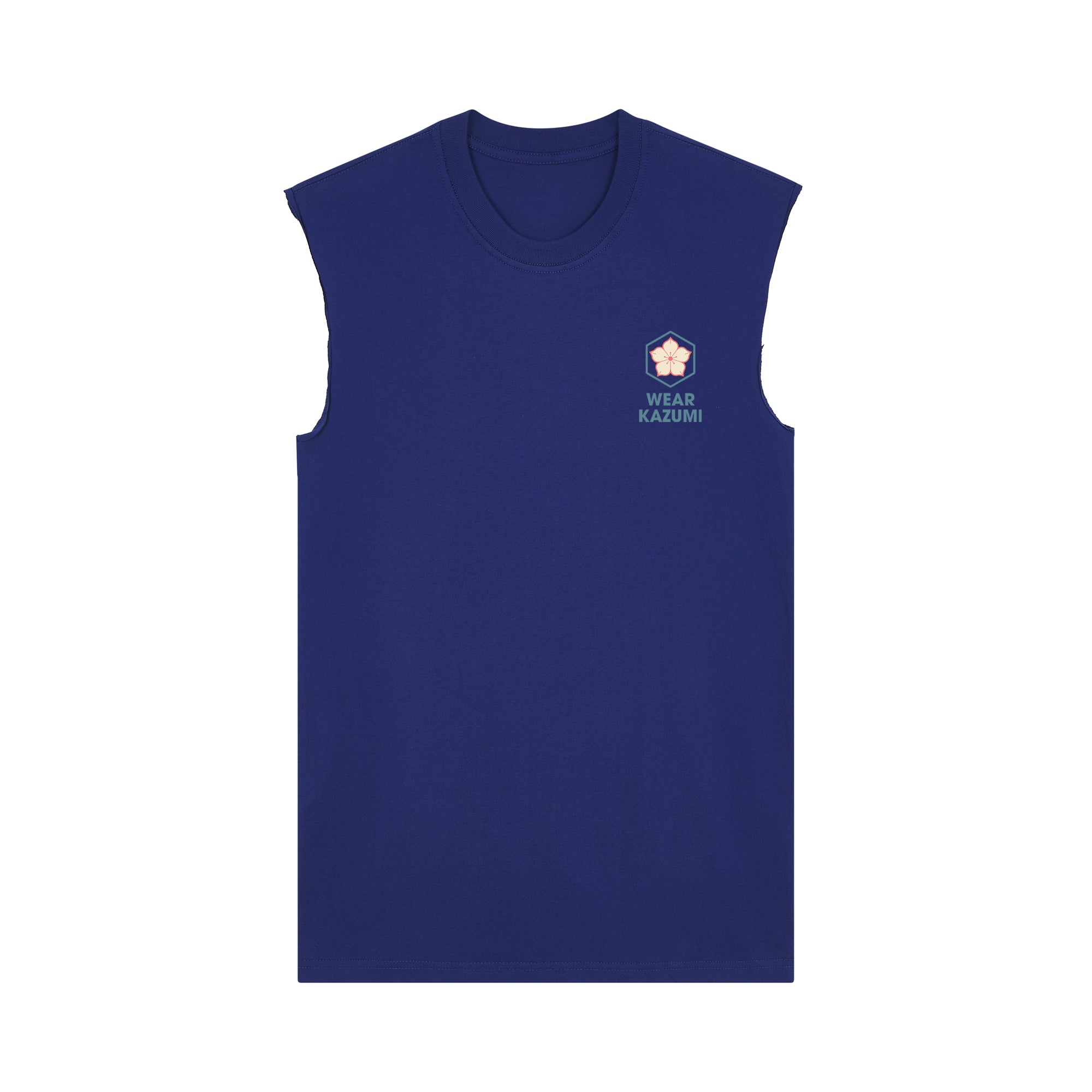 Torekkusu Muscle Tee — Blue Front | Wear Kazumi