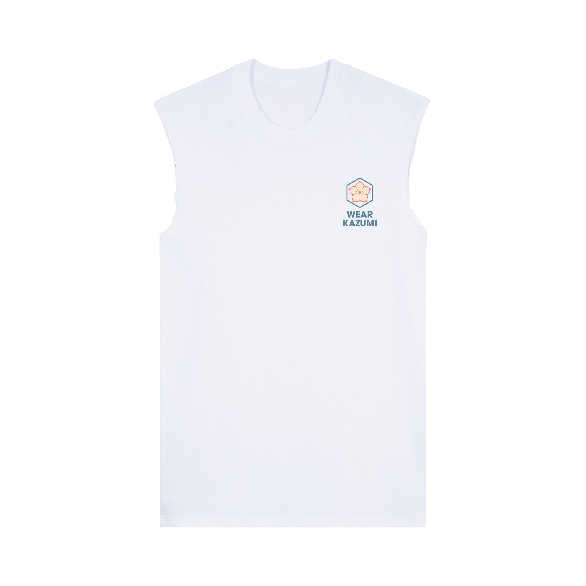 Torekkusu Muscle Tee — White Front | Wear Kazumi