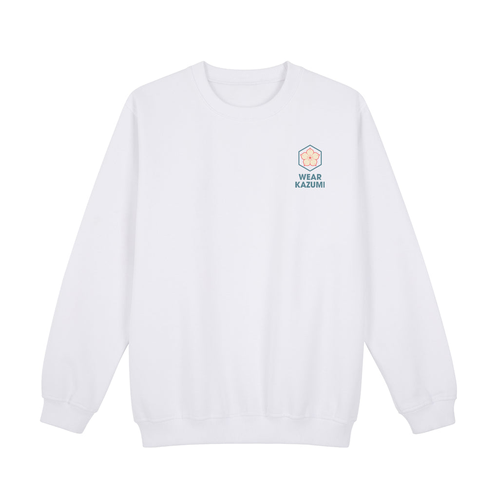Torekkusu Sweatshirt — White Front | Wear Kazumi