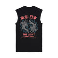 Twin Koi Muscle Tee — Black Back | Wear Kazumi