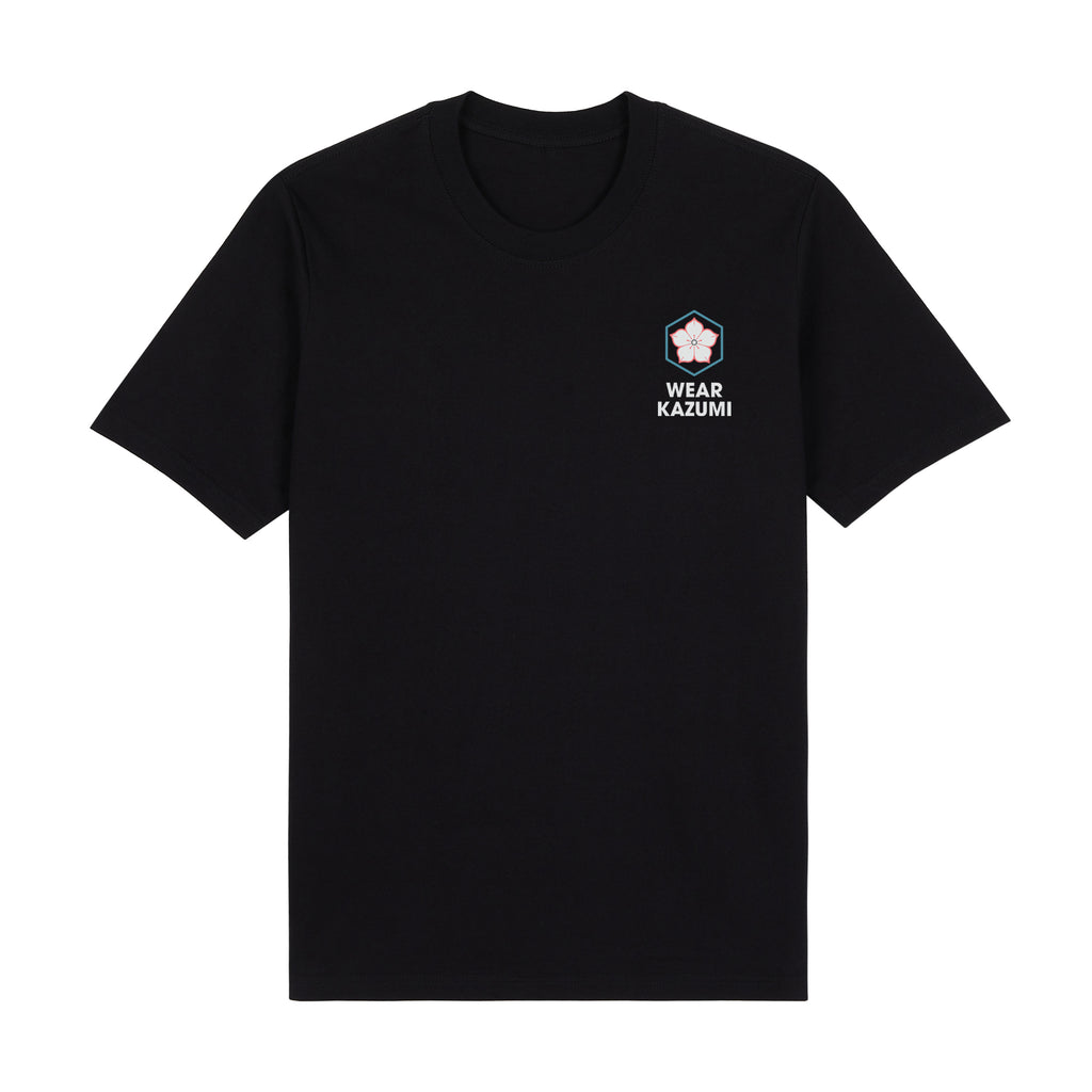 Twin Koi Premium T-Shirt — Black Front | Wear Kazumi
