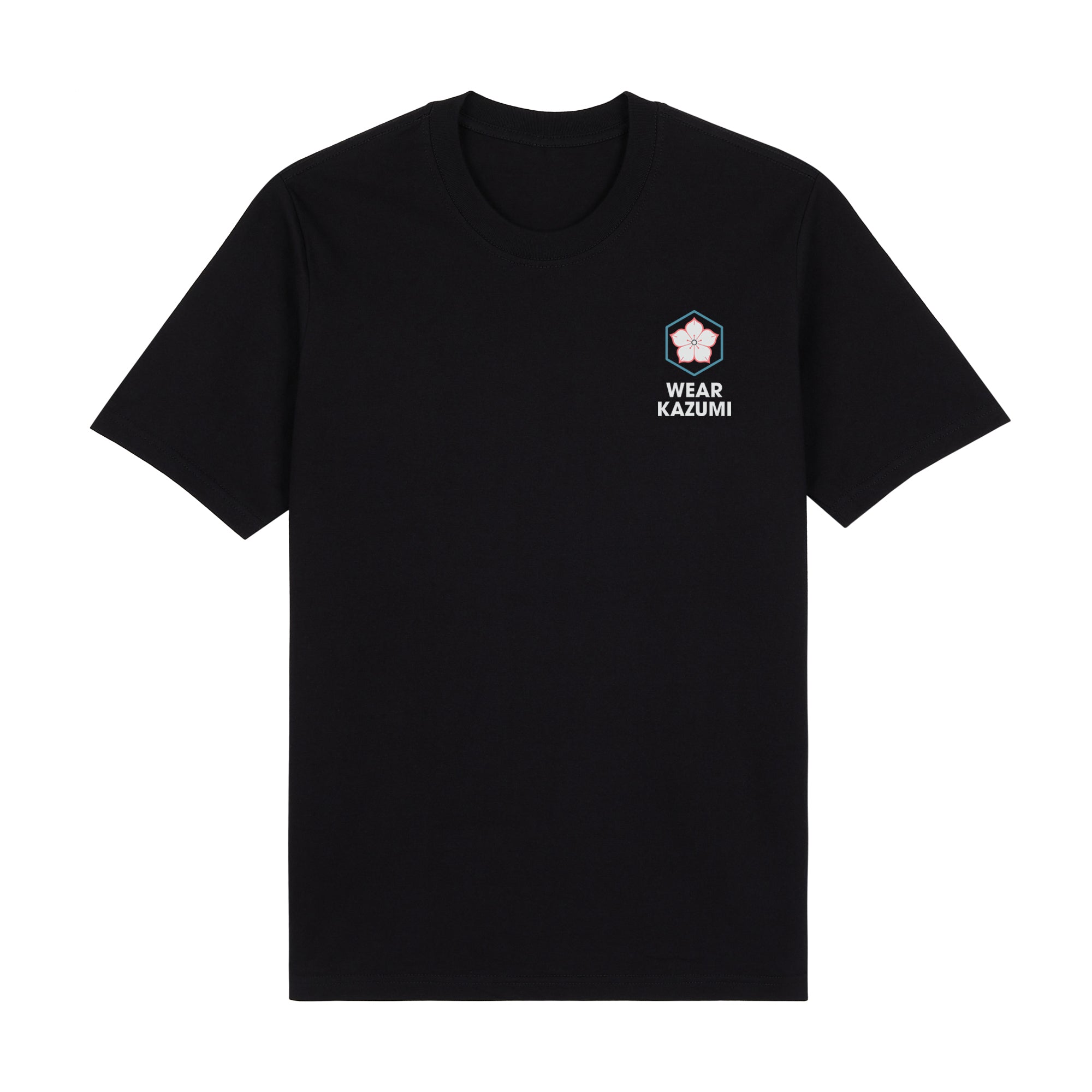 Twin Koi Premium T-Shirt — Black Front | Wear Kazumi